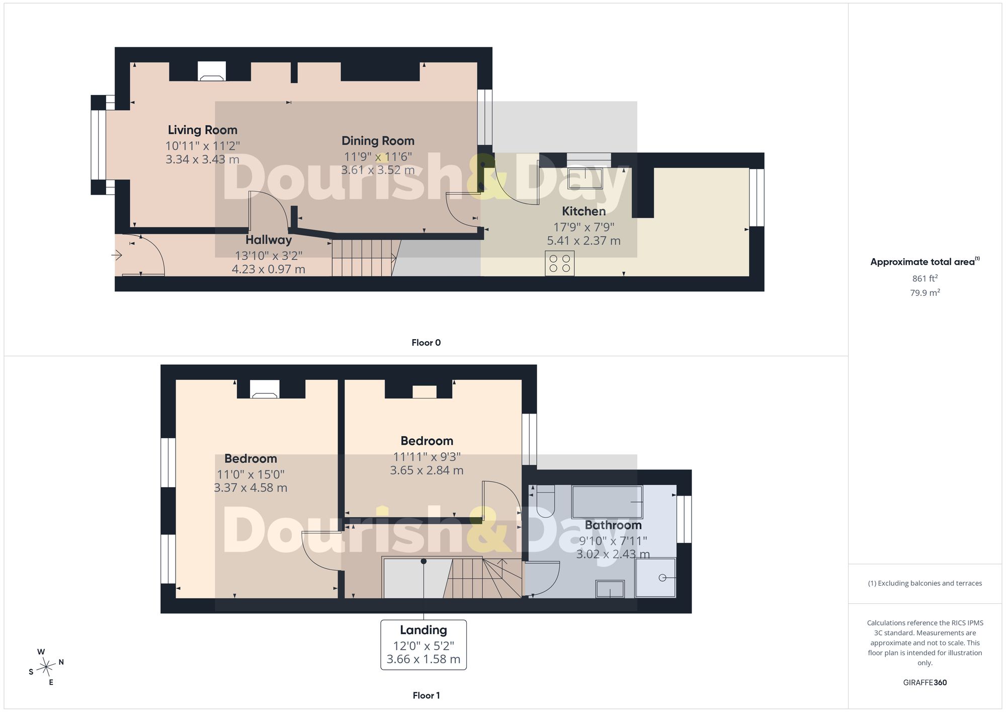 2 bed terraced house for sale in John Street, Stafford, ST16 - Property floorplan