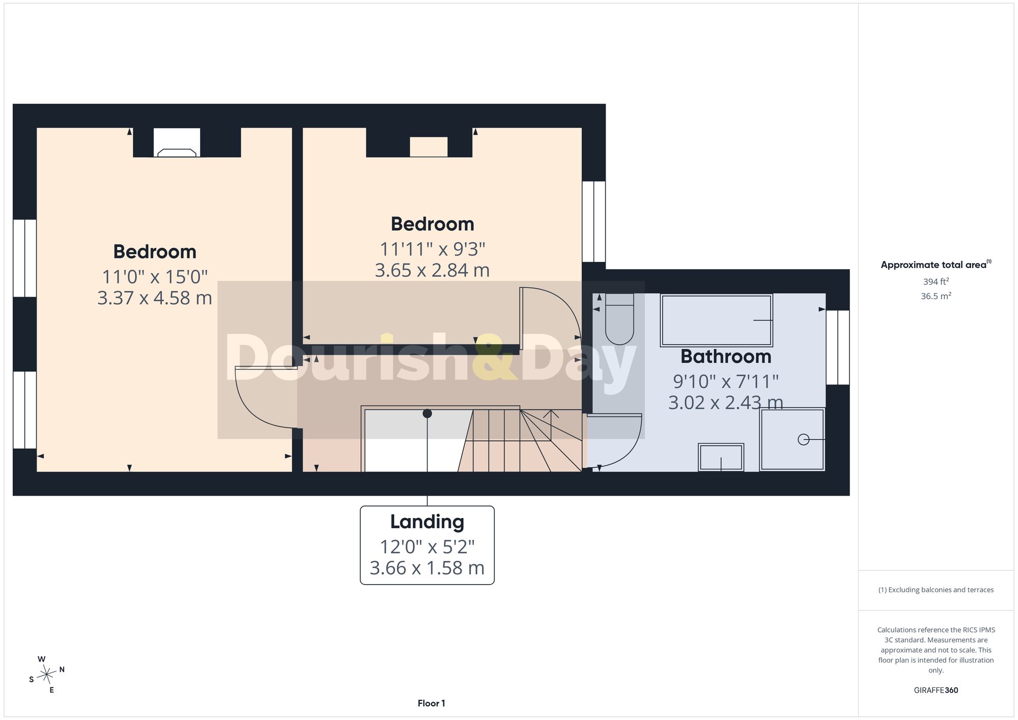 2 bed terraced house for sale in John Street, Stafford, ST16 - Property floorplan