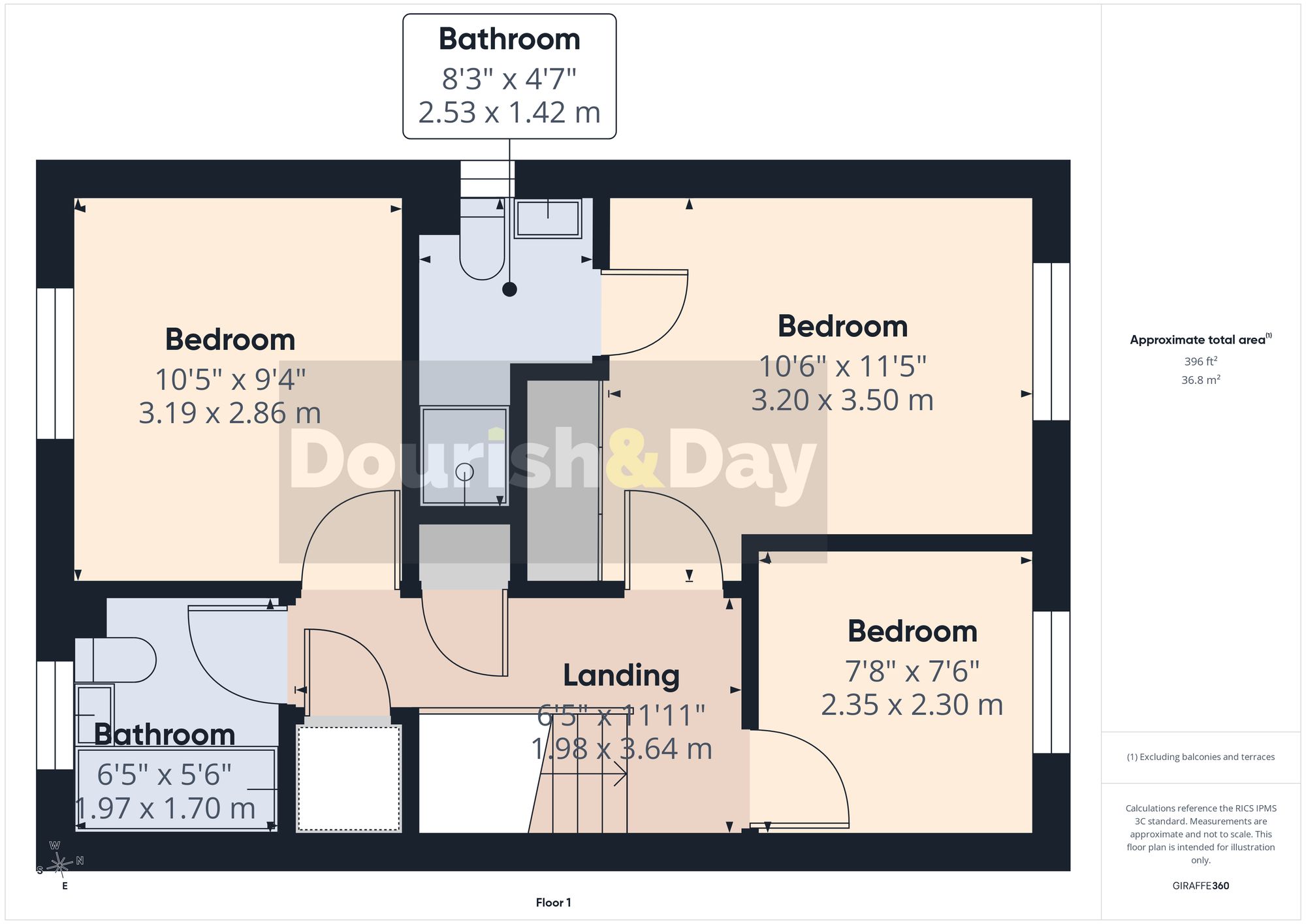 3 bed semi-detached house for sale in Leighton View, Loggerheads, TF9 - Property floorplan