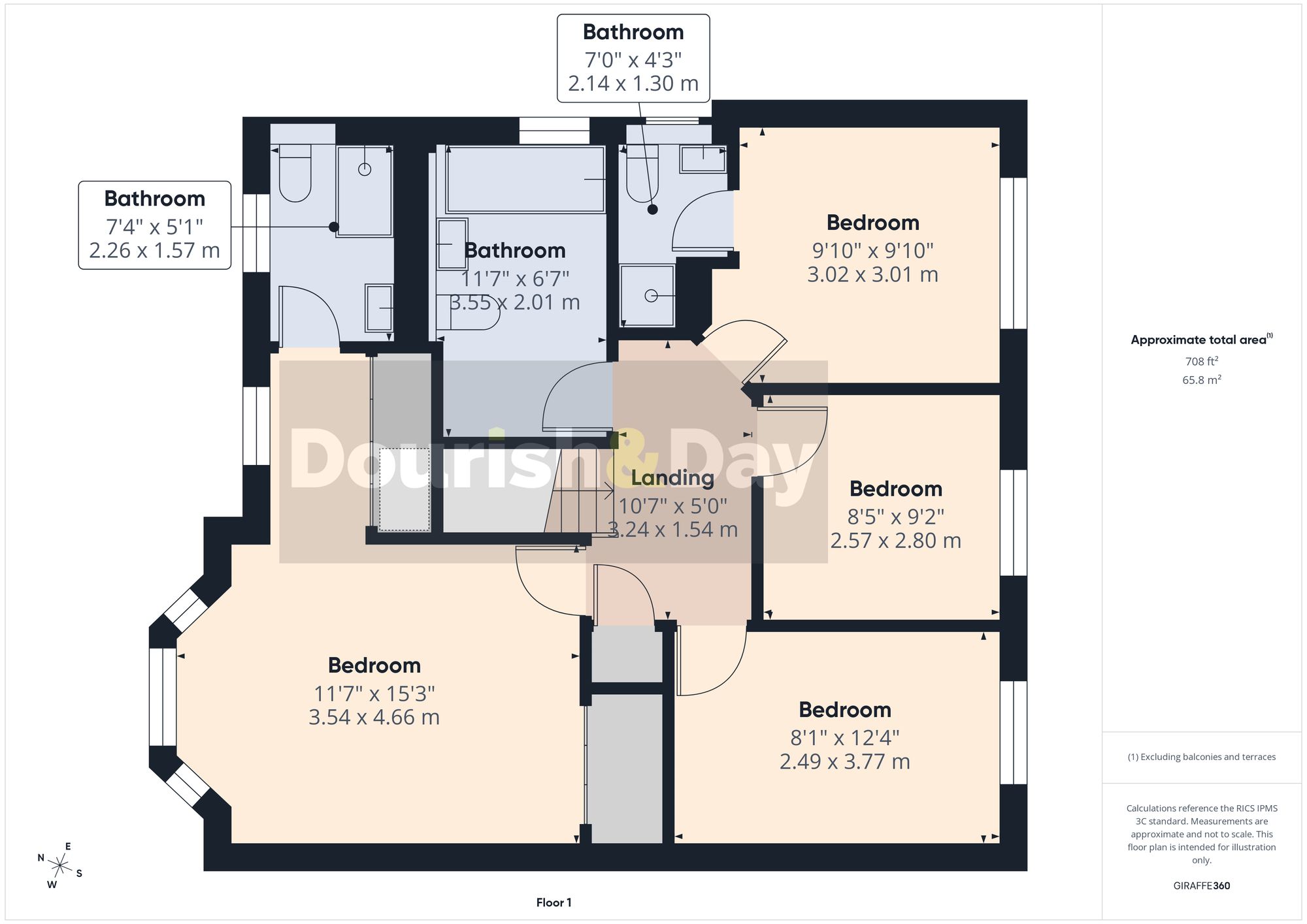 4 bed detached house for sale in Frogmore Close, Market Drayton, TF9 - Property floorplan