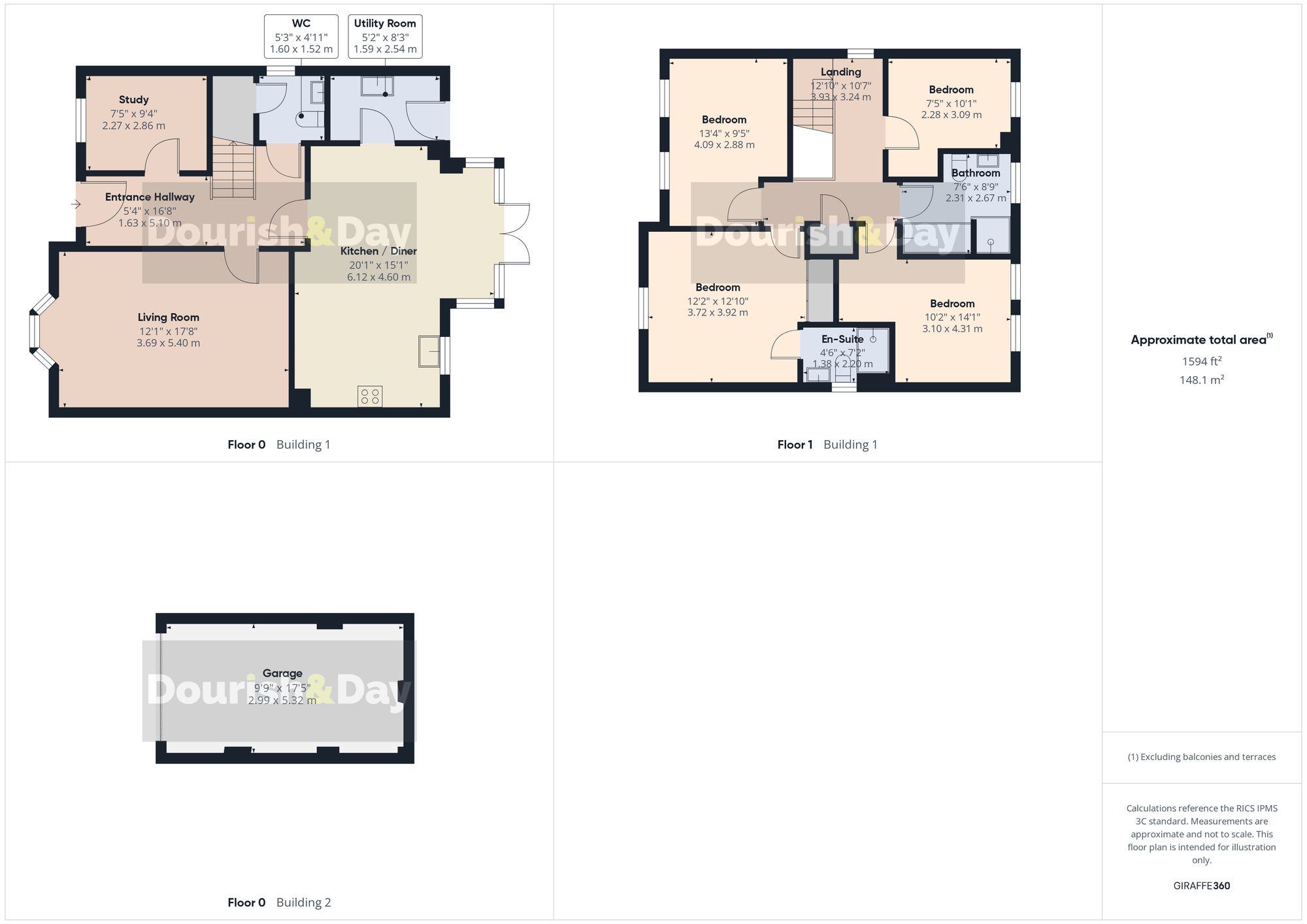 4 bed detached house for sale in Stevens Grove, Market Drayton, TF9 - Property floorplan