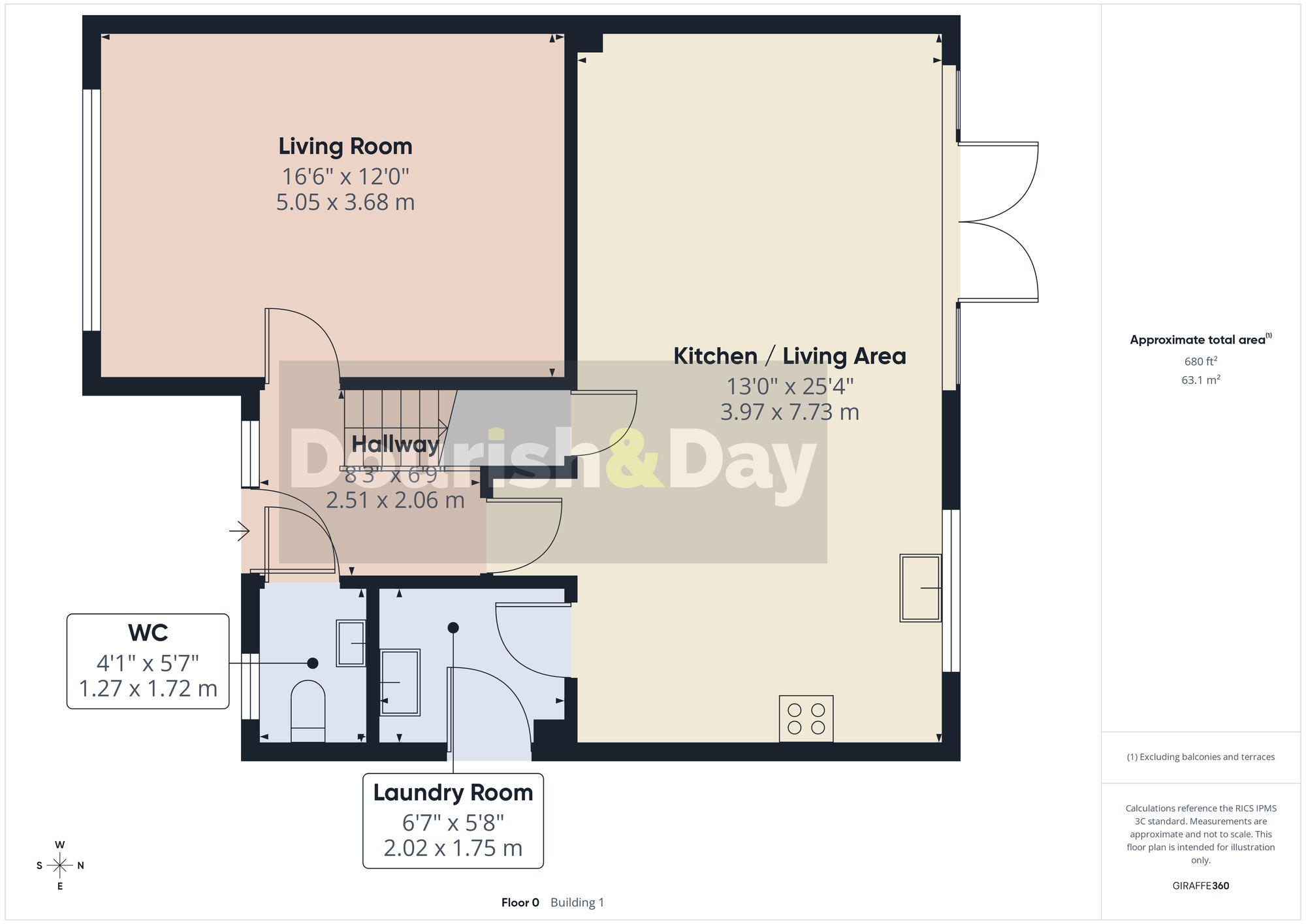 4 bed detached house for sale in Oberton Gardens, Stafford, ST18 - Property floorplan