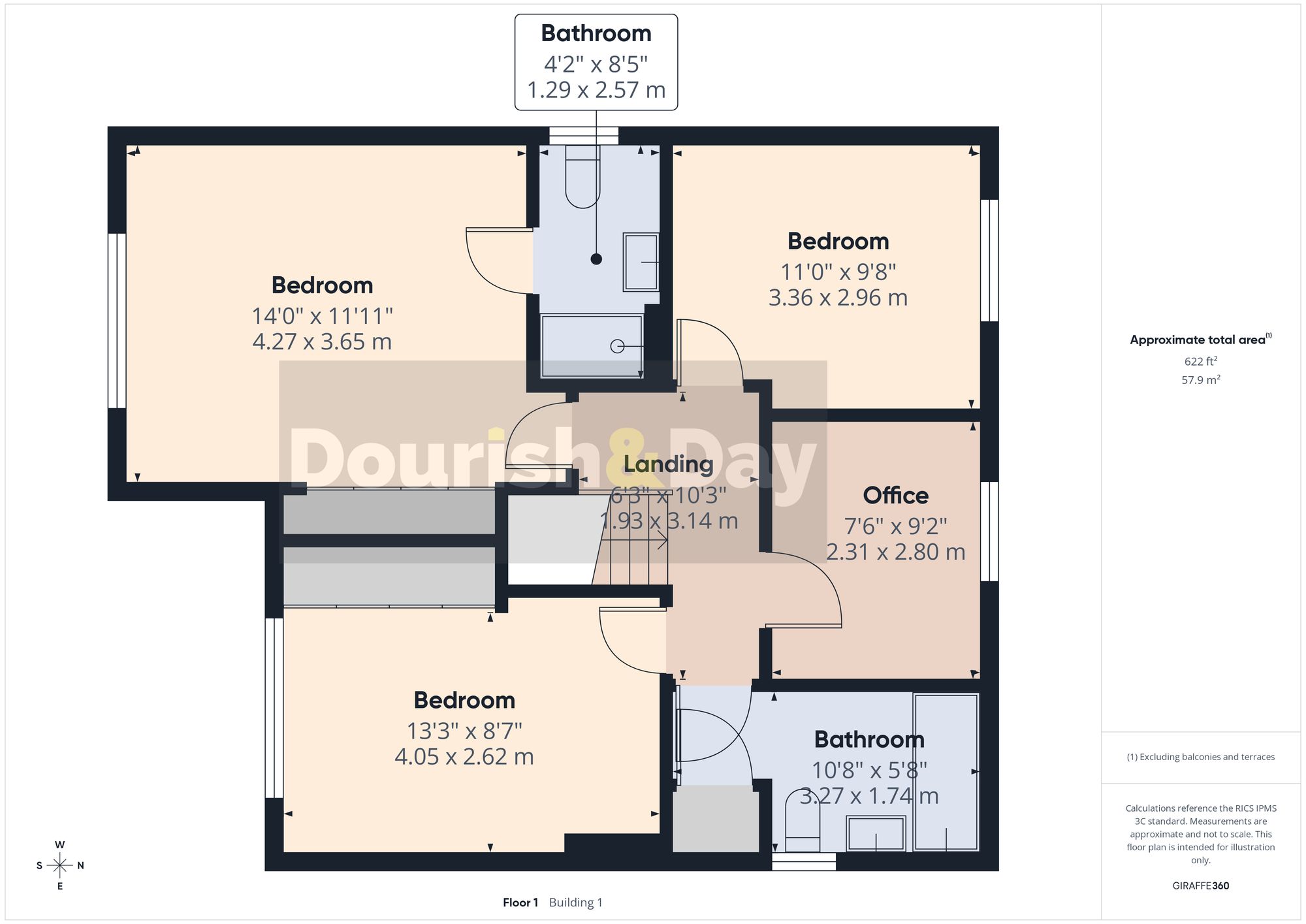 4 bed detached house for sale in Oberton Gardens, Stafford, ST18 - Property floorplan