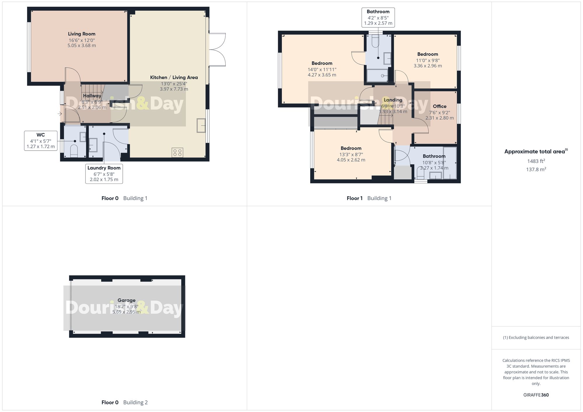 4 bed detached house for sale in Oberton Gardens, Stafford, ST18 - Property floorplan