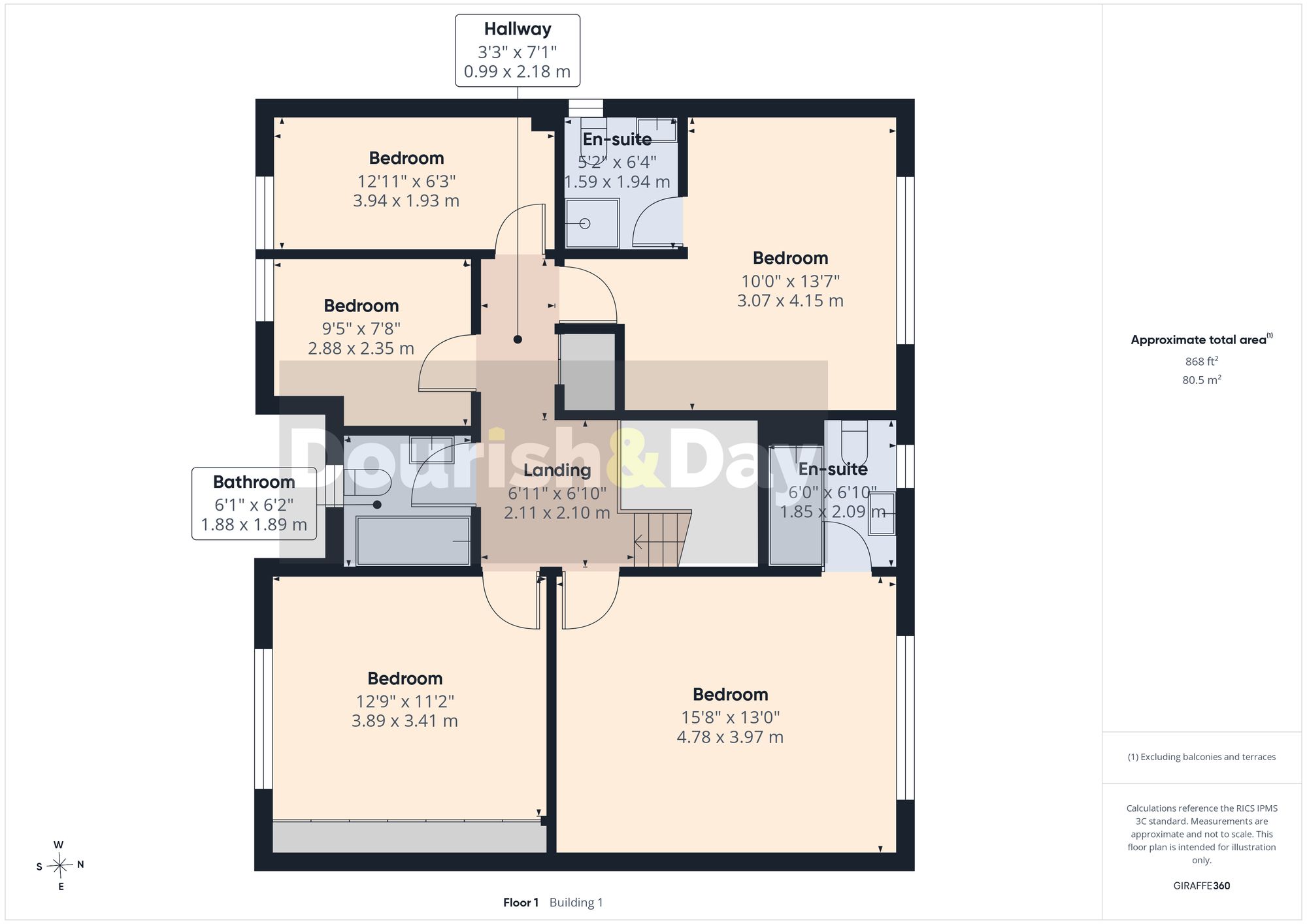 5 bed detached house for sale in The Garthlands, Stafford, ST17 - Property floorplan