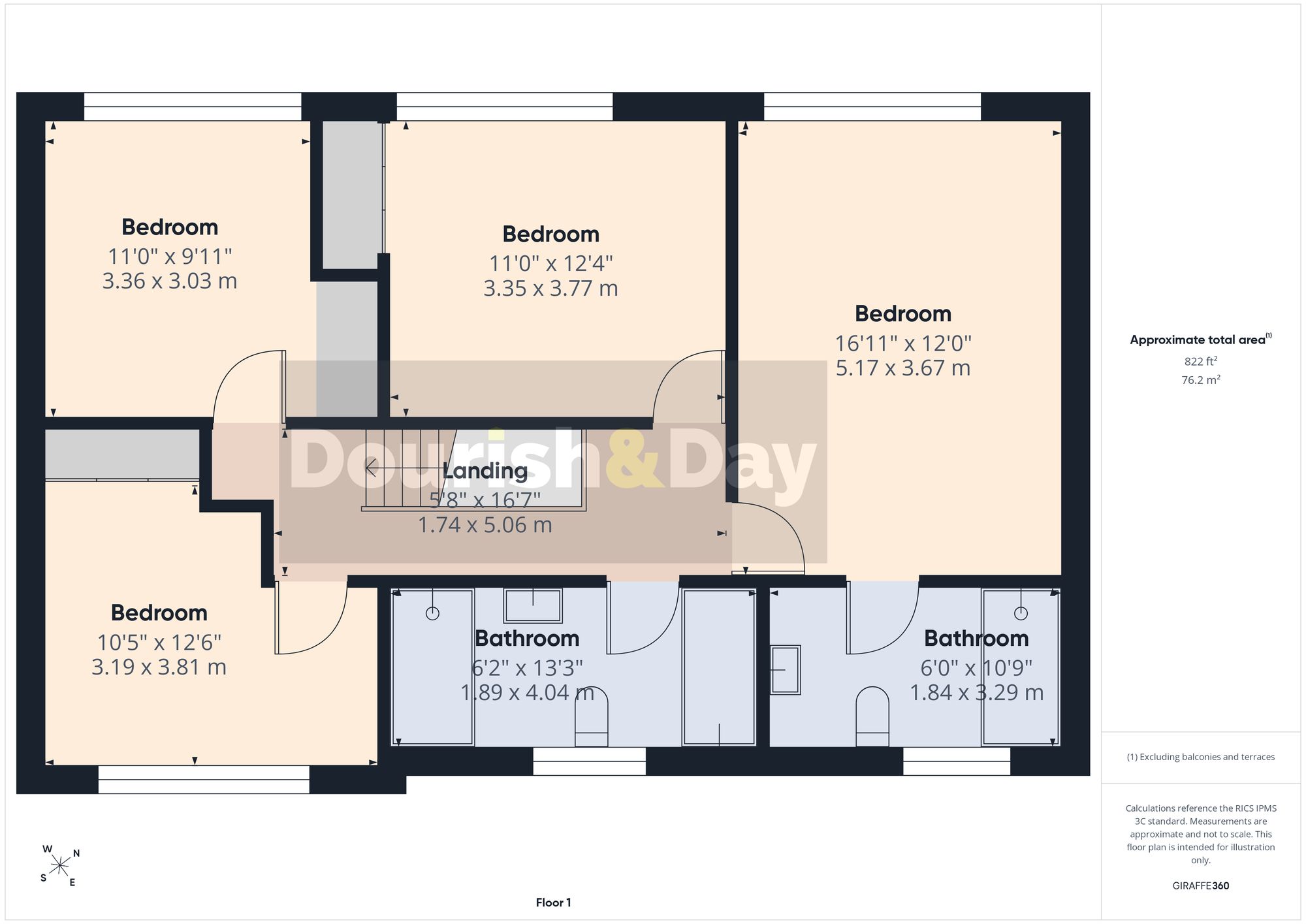 4 bed detached house for sale in Fir Tree Close, Coppenhall, ST18 - Property floorplan