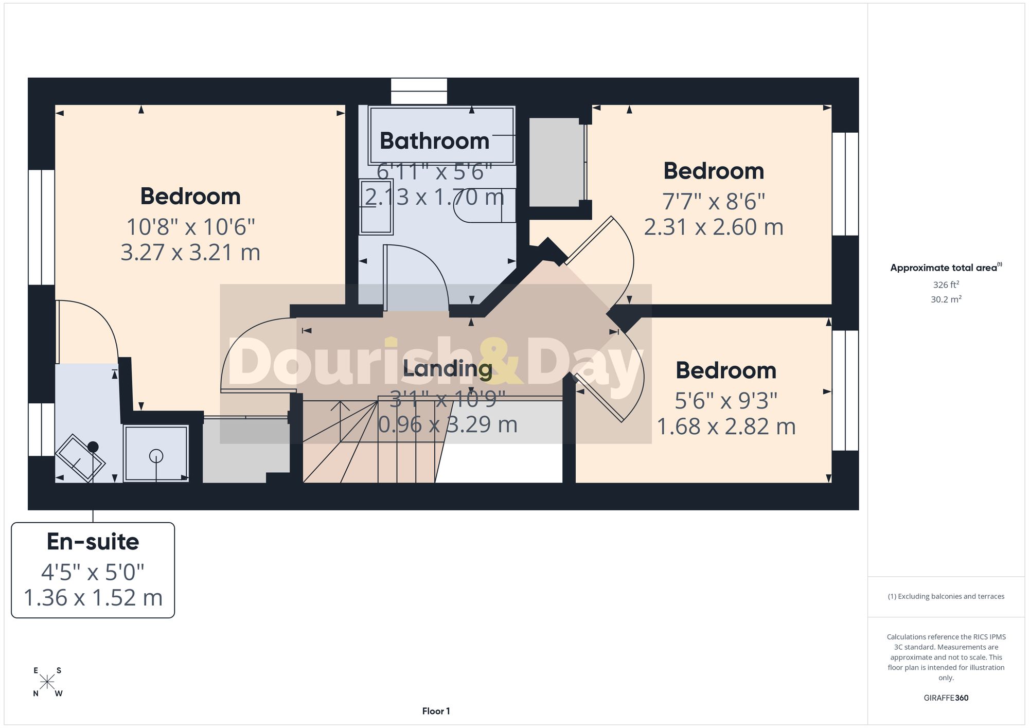 3 bed semi-detached house for sale in Ludgrove Way, Stafford, ST17 - Property floorplan