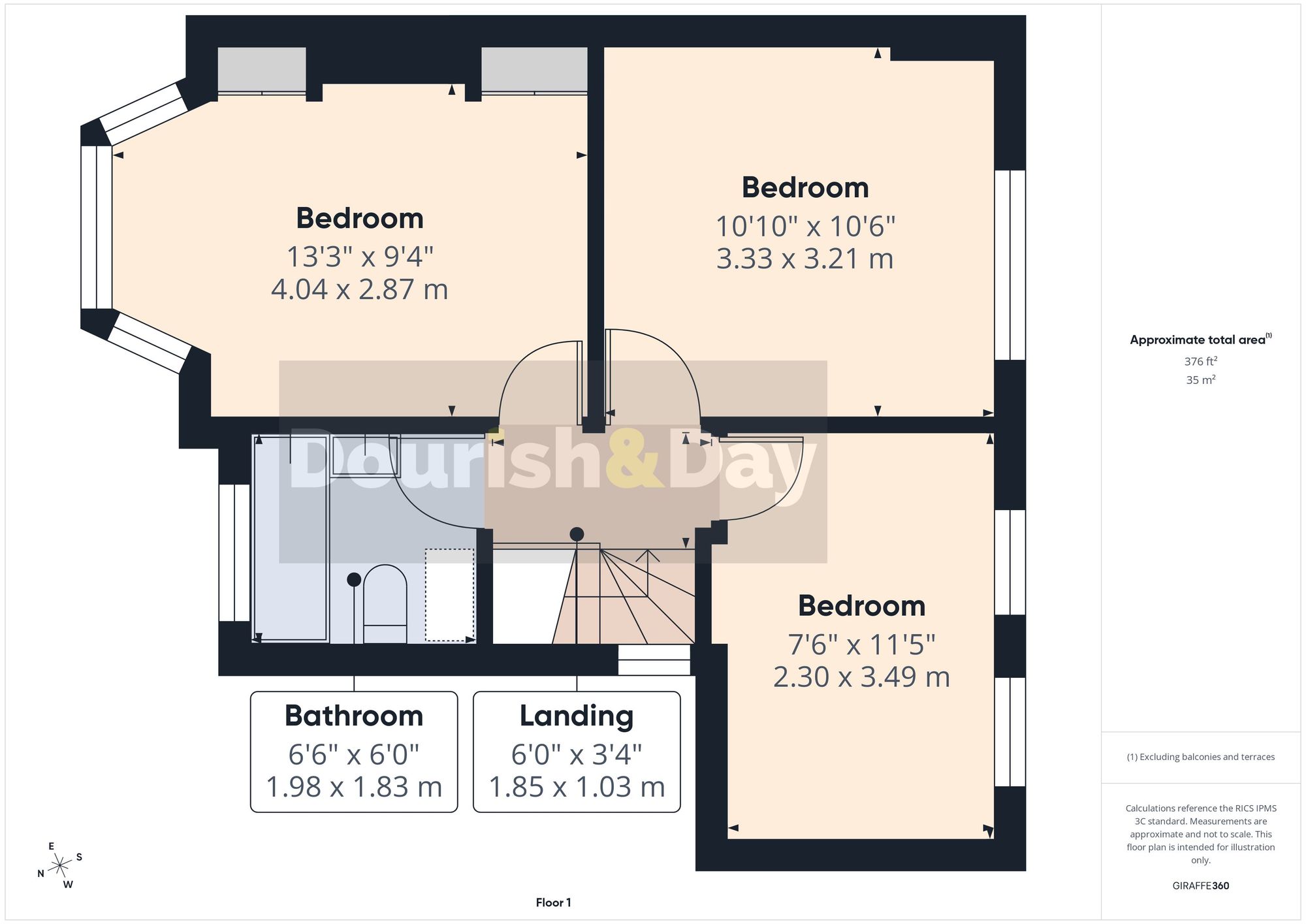 3 bed semi-detached house for sale in Tixall Road, Stafford, ST16 - Property floorplan