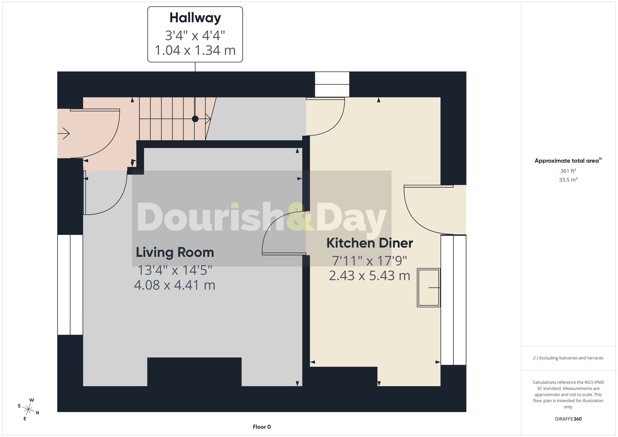 3 bed semi-detached house for sale in Shallowford Cottages, Shallowford, ST15 - Property floorplan