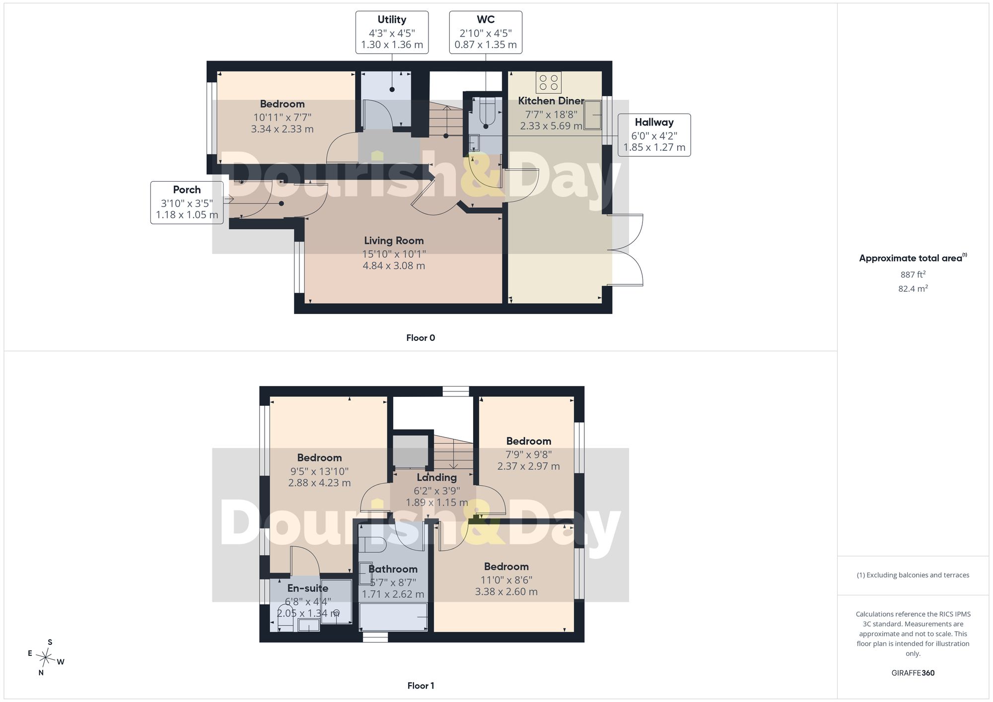 3 bed detached house for sale in Macbeth Close, Penkridge, ST19 - Property floorplan