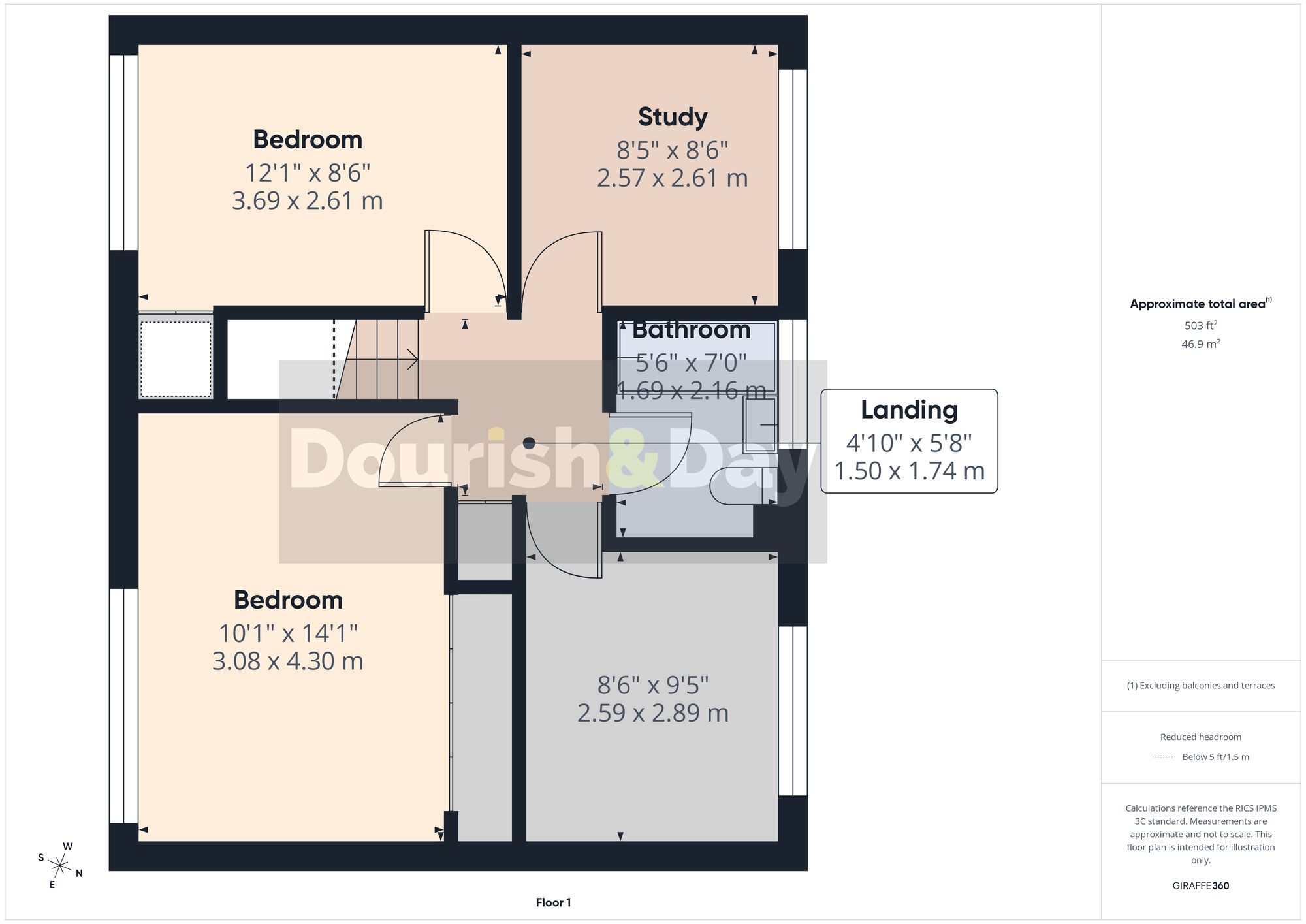 4 bed detached house for sale in Berrisford Close, Market Drayton, TF9 - Property floorplan