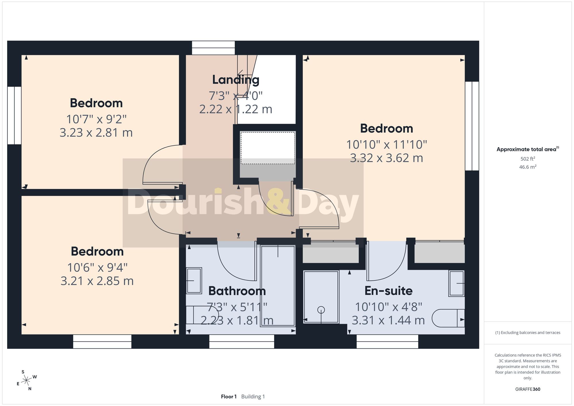 3 bed detached house for sale in Callowhill Place, Stafford, ST18 - Property floorplan