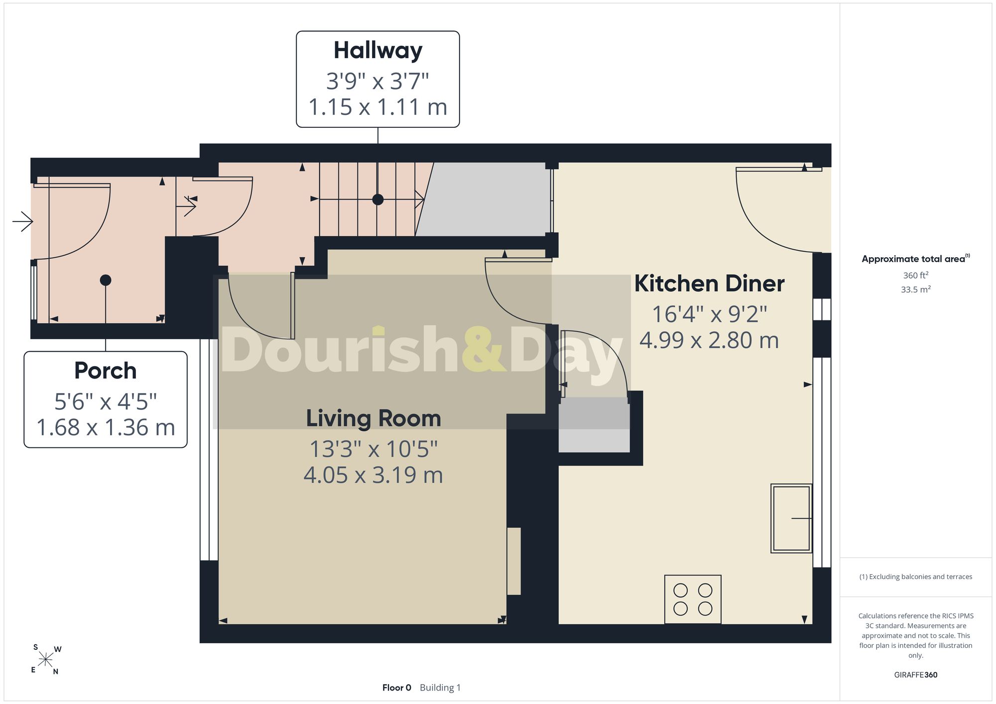 2 bed terraced house for sale in Riverside Drive, Tern Hill, TF9 - Property floorplan