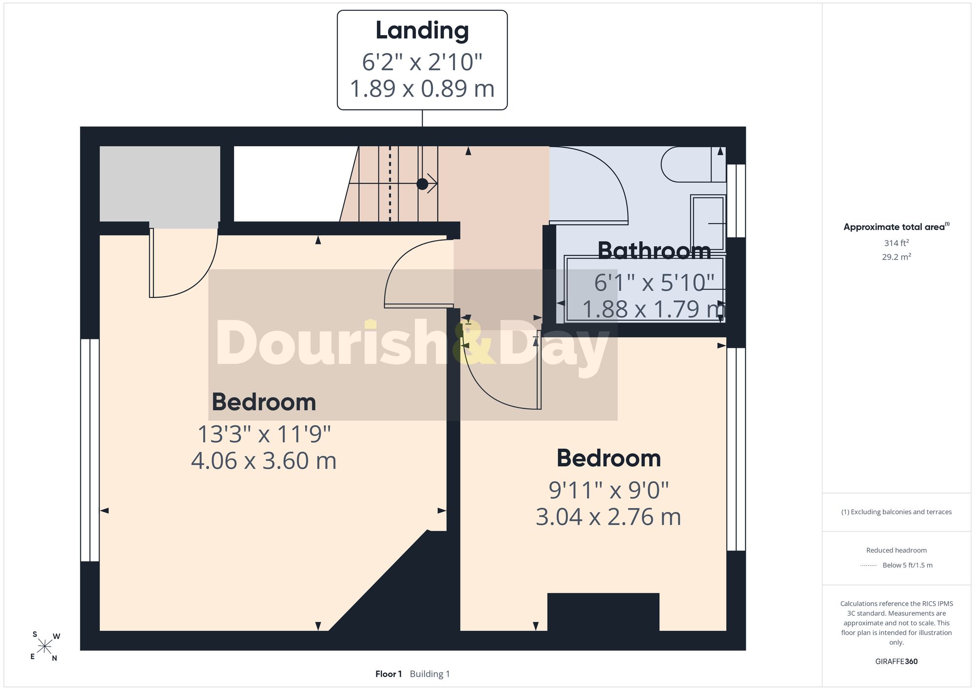 2 bed terraced house for sale in Riverside Drive, Tern Hill, TF9 - Property floorplan