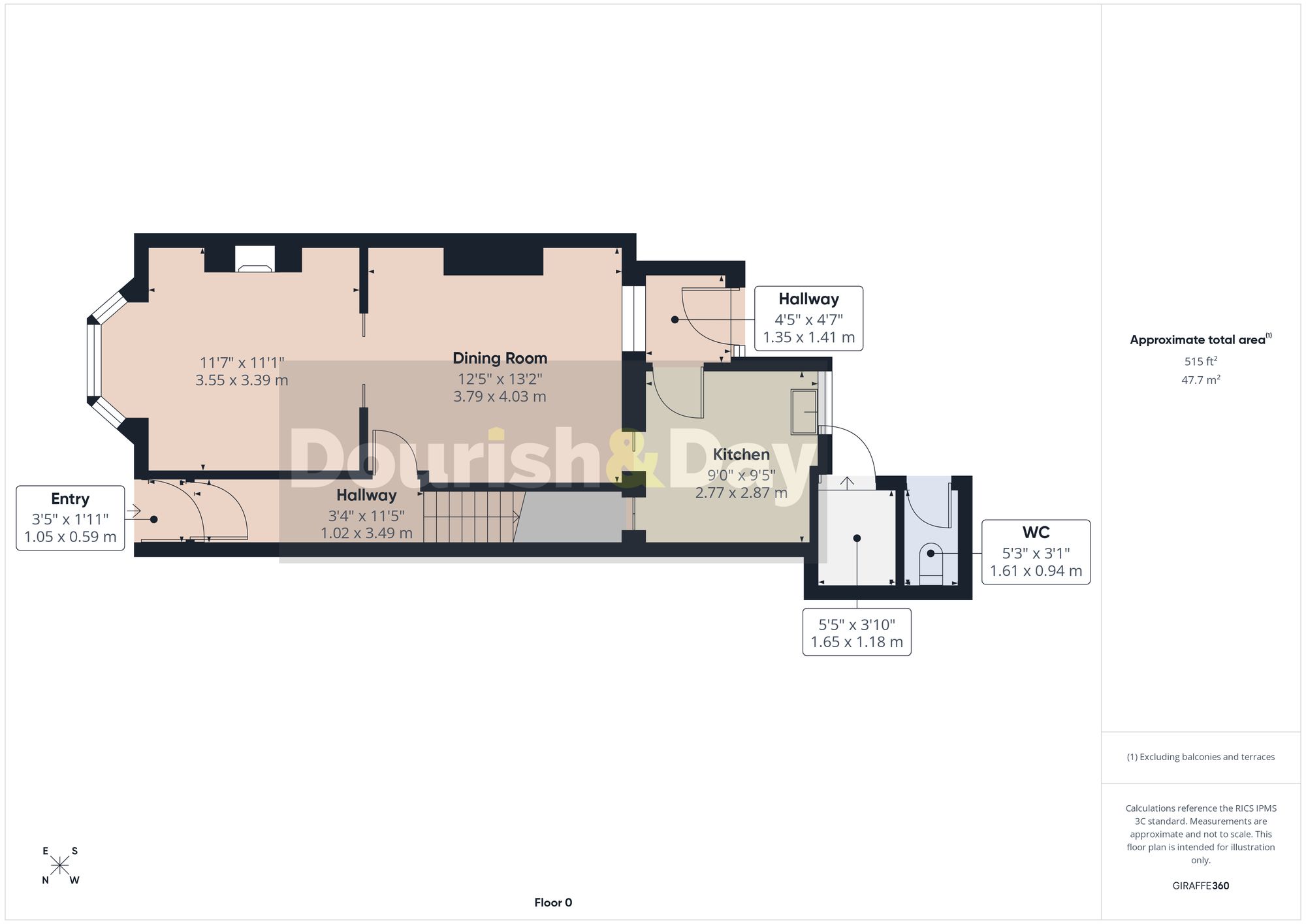 2 bed terraced house for sale in Corporation Street, Stafford, ST16 - Property floorplan