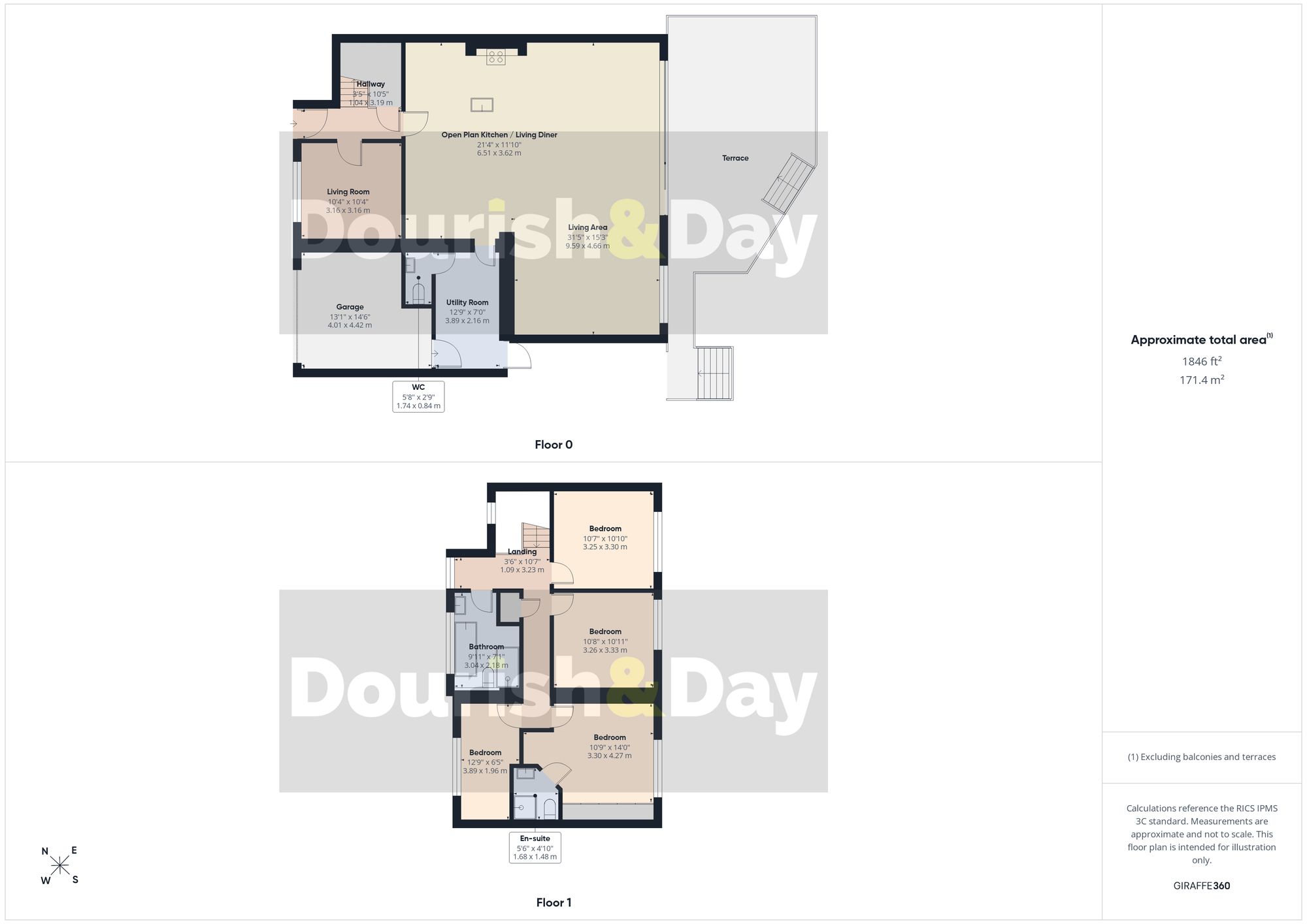 4 bed detached house for sale in Dartmouth Avenue, Cannock, WS11 - Property floorplan