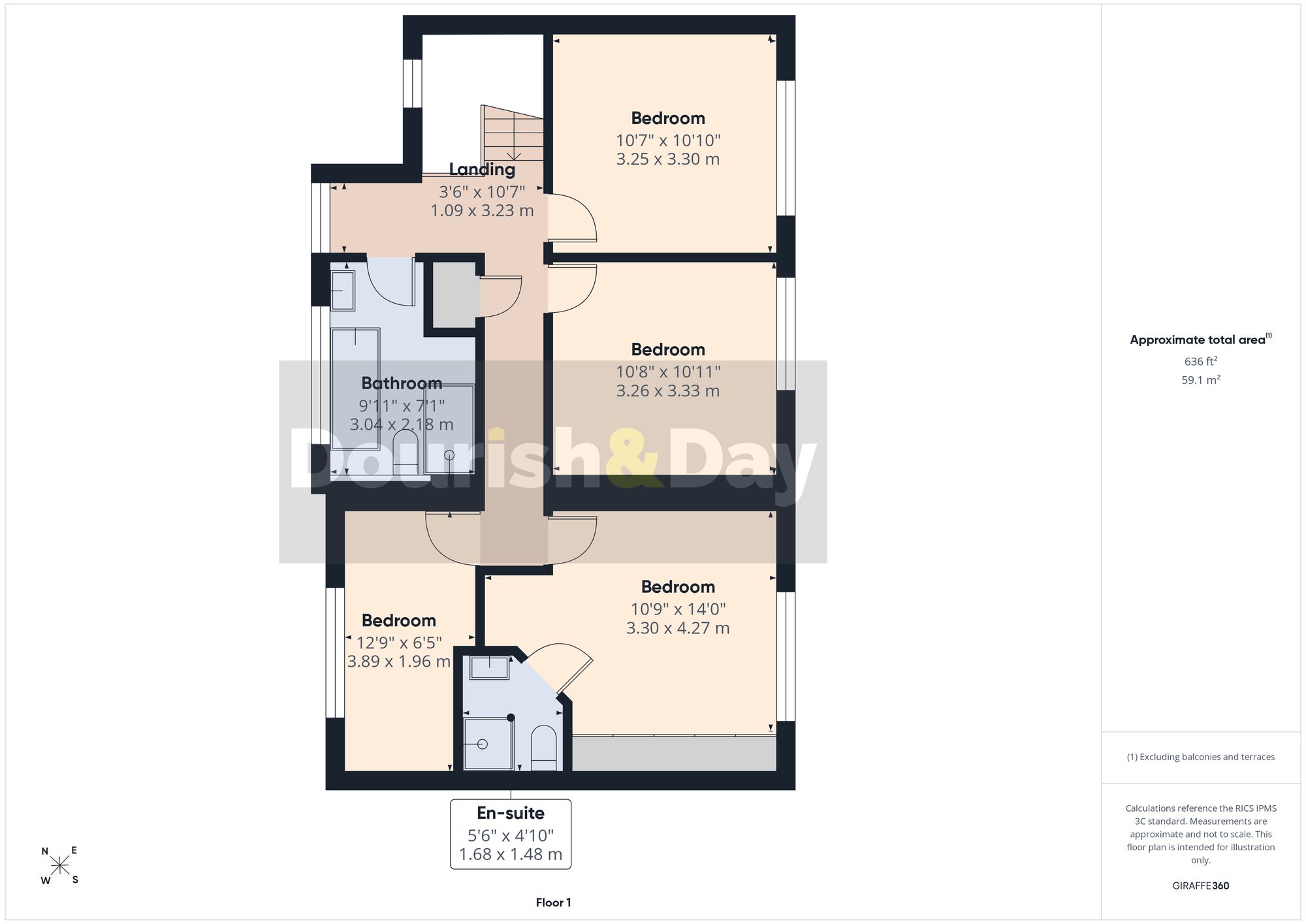 4 bed detached house for sale in Dartmouth Avenue, Cannock, WS11 - Property floorplan