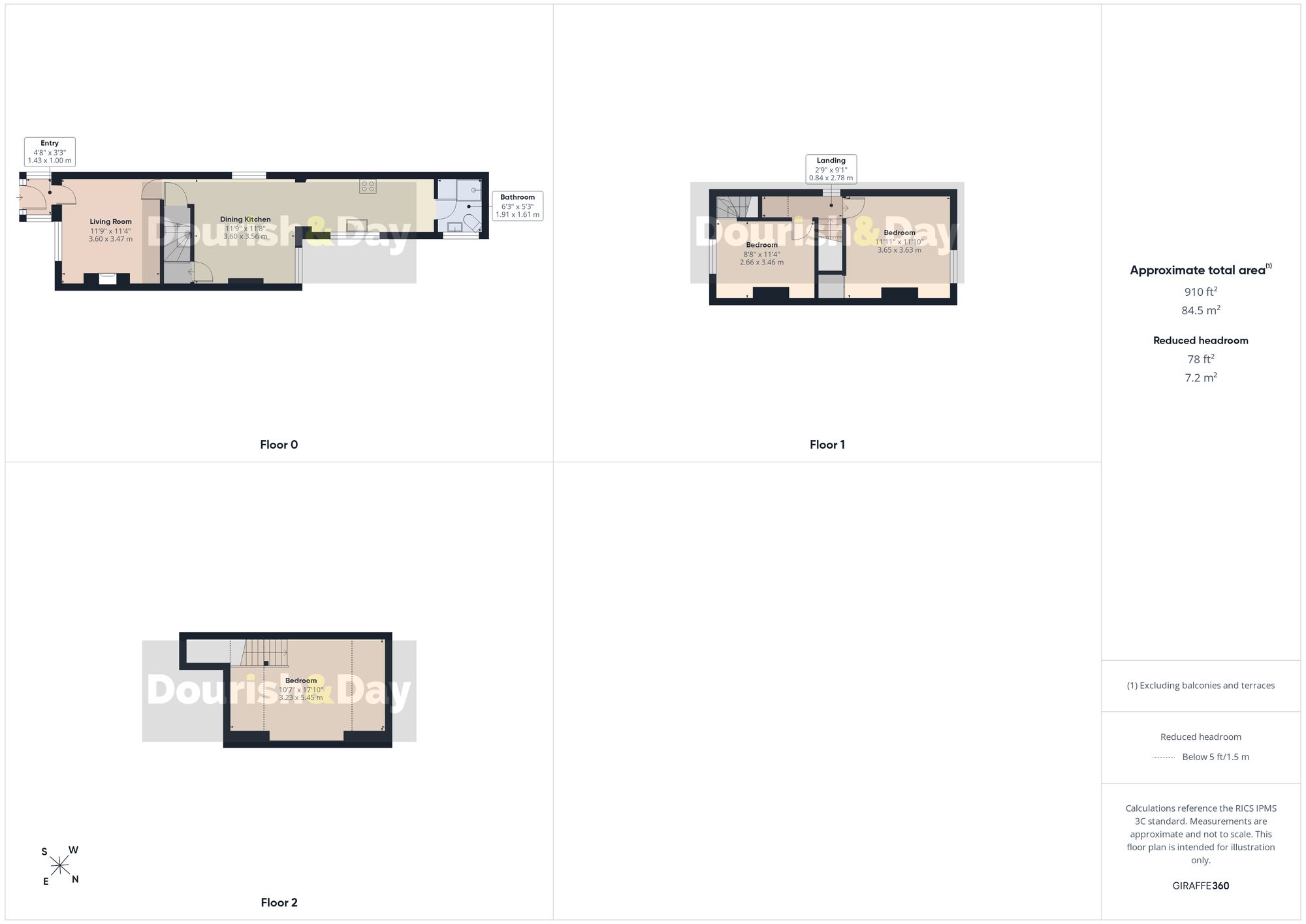 3 bed terraced house for sale in Cottage Lane, Wolverhampton, WV10 - Property floorplan