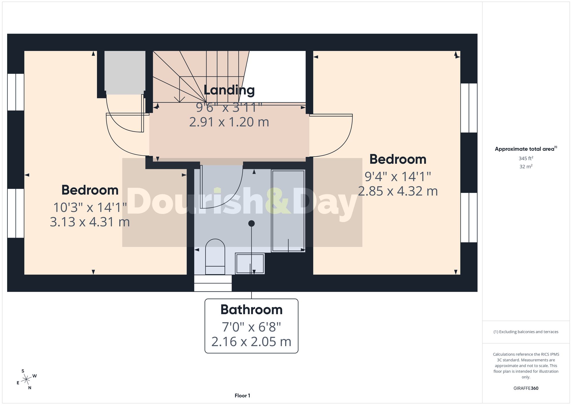 2 bed semi-detached house for sale in Mossfield Way, Whitchurch, SY13 - Property floorplan