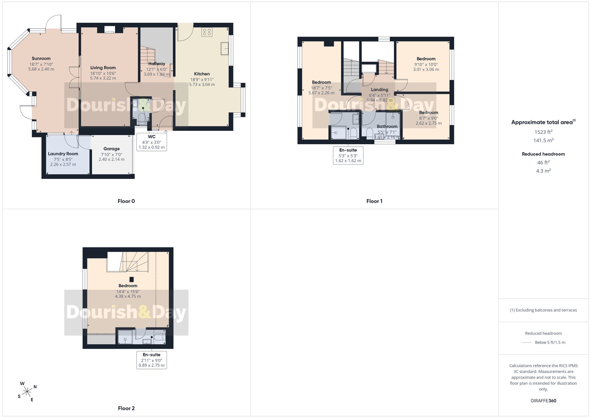 4 bed detached house for sale in Bartlett Close, Penkridge, ST19 - Property floorplan