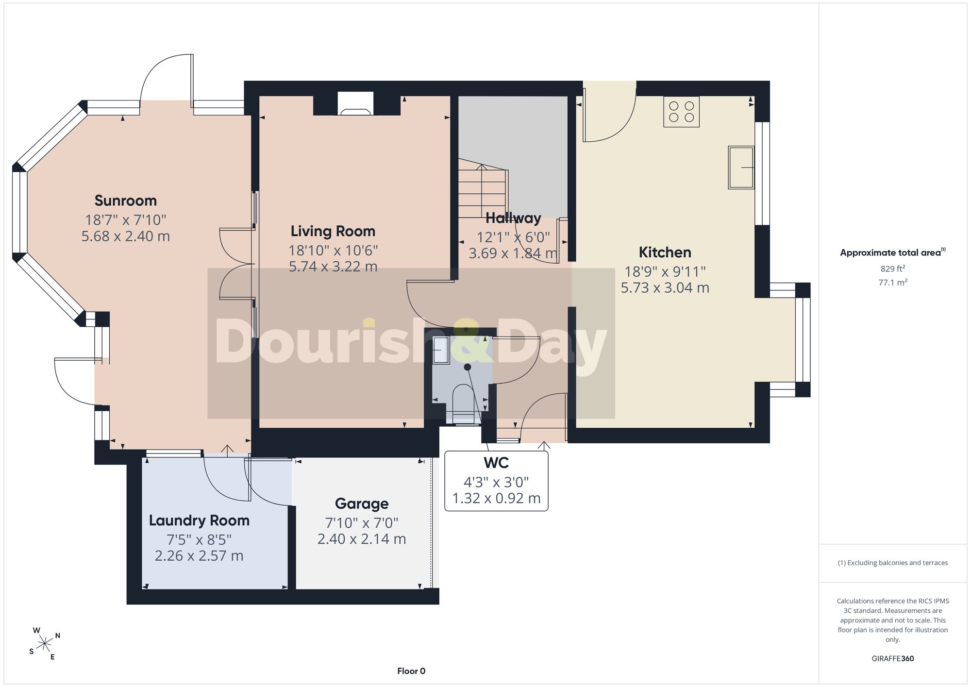 4 bed detached house for sale in Bartlett Close, Penkridge, ST19 - Property floorplan