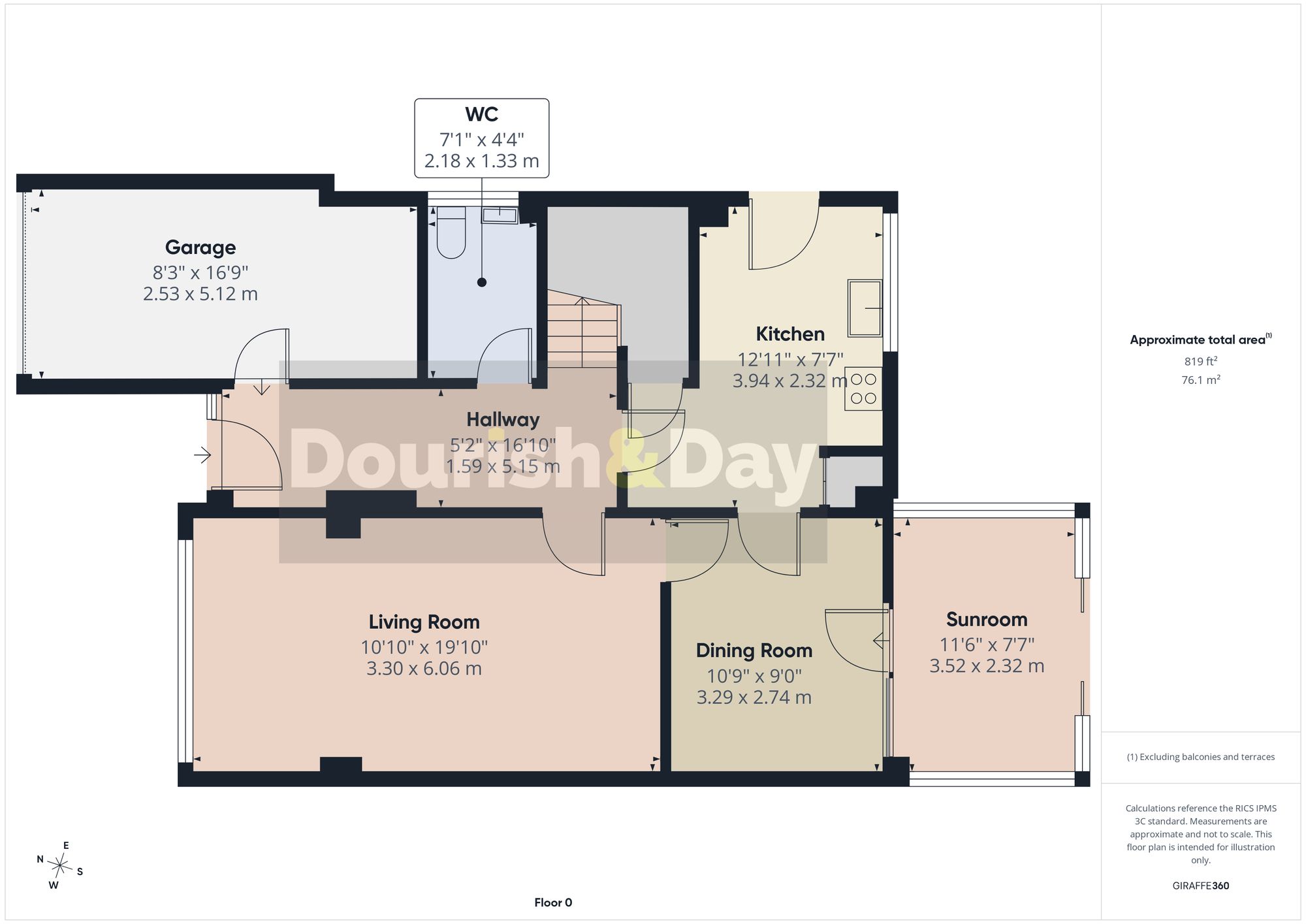 4 bed detached house for sale in Aldbury Close, Stafford, ST16 - Property floorplan
