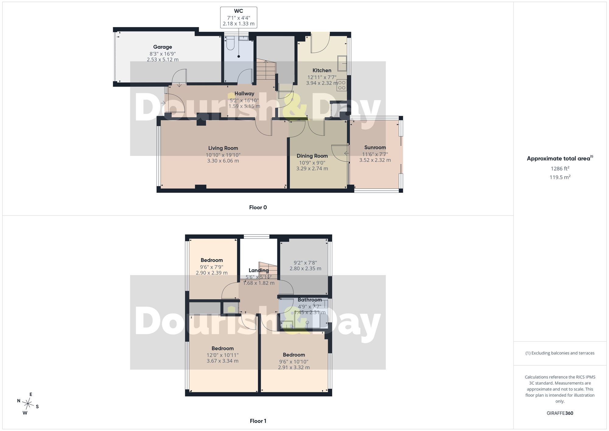 4 bed detached house for sale in Aldbury Close, Stafford, ST16 - Property floorplan