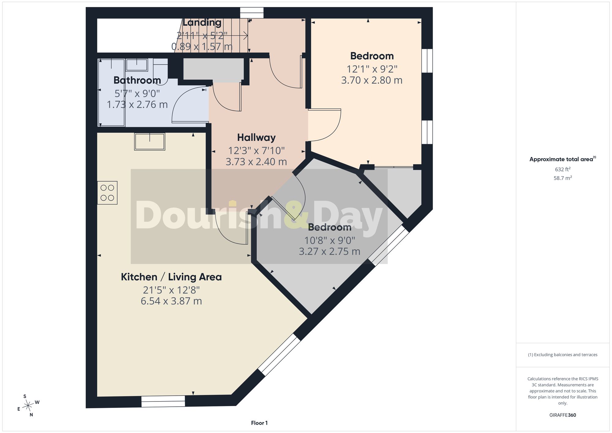 2 bed flat for sale in Rosemary Lane, Whitchurch, SY13 - Property floorplan