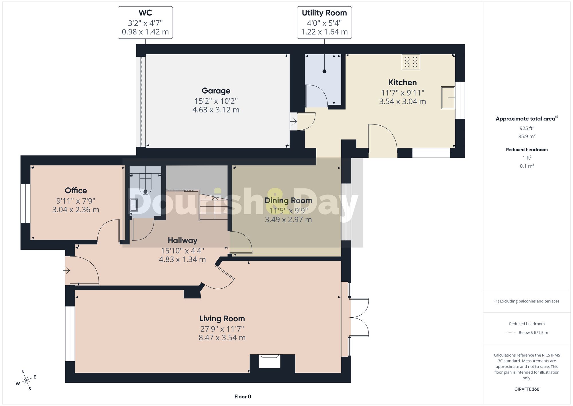 4 bed detached house for sale in Oak Tree Gardens, Coppenhall, ST18 - Property floorplan