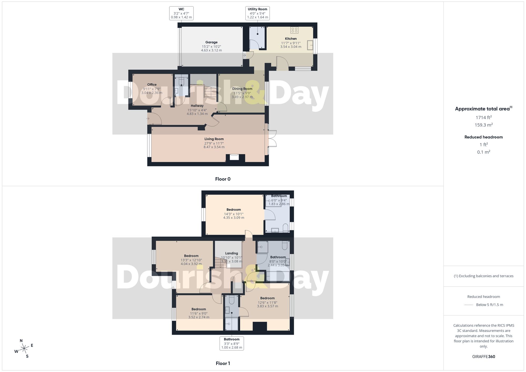 4 bed detached house for sale in Oak Tree Gardens, Coppenhall, ST18 - Property floorplan