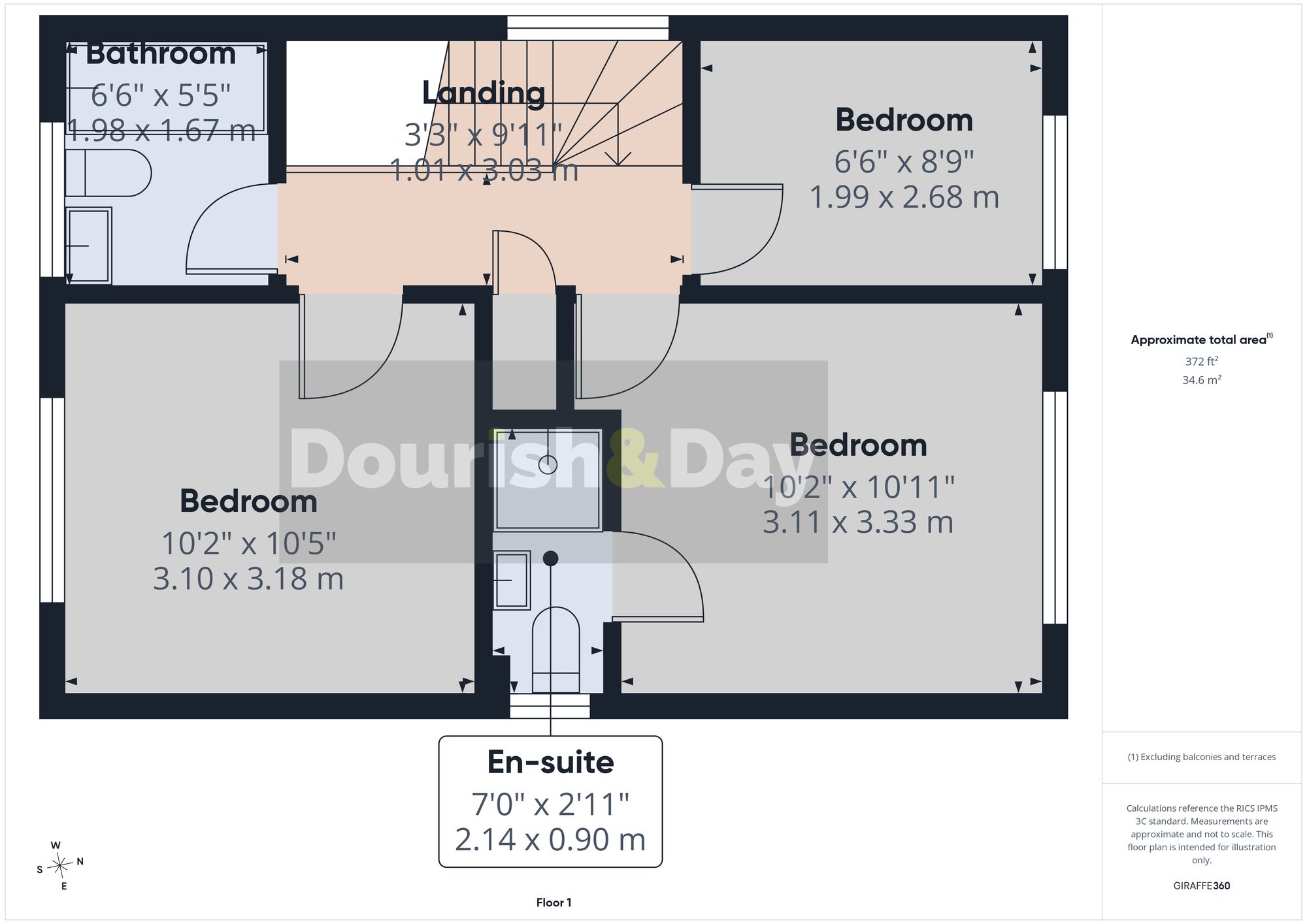 3 bed detached house for sale in Market Place, Hampton, SY14 - Property floorplan