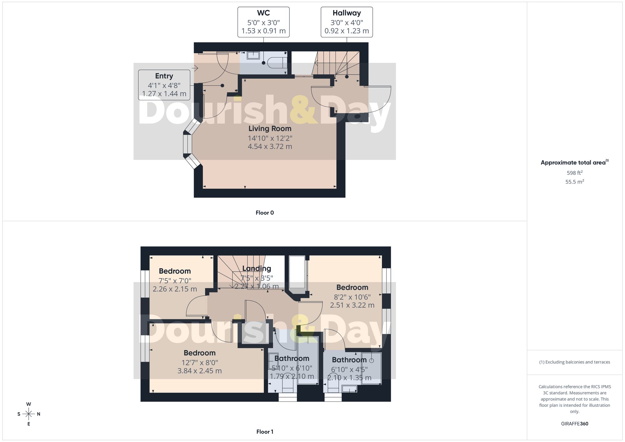 3 bed semi-detached house for sale in Oakley Road, Market Drayton, TF9 - Property floorplan
