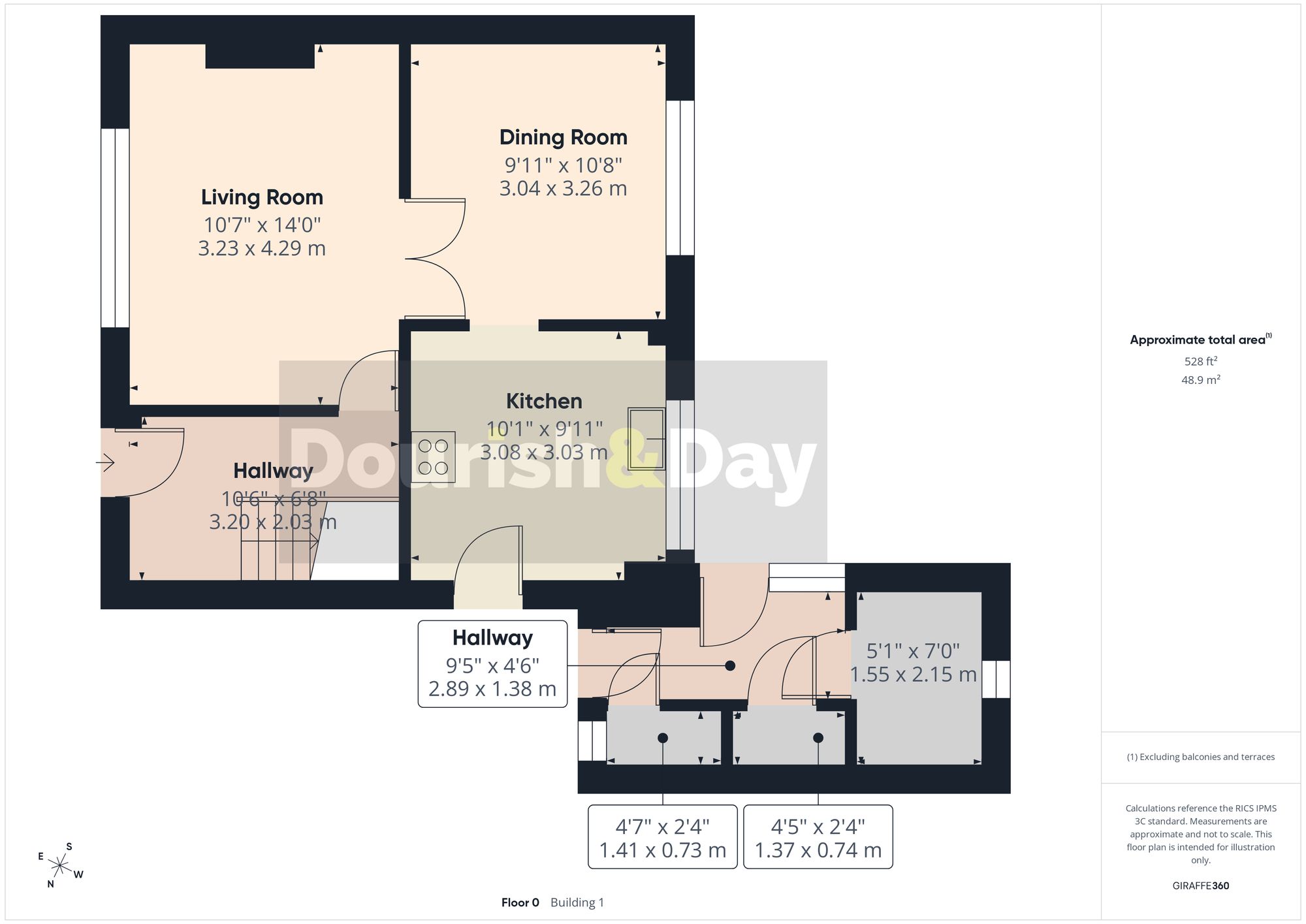 3 bed semi-detached house for sale in First Avenue, Stafford, ST16 - Property floorplan