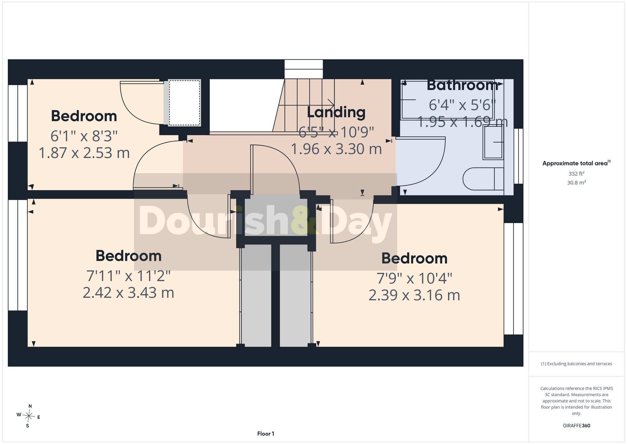 3 bed semi-detached house for sale in Chetwynd Park, Cannock, WS12 - Property floorplan