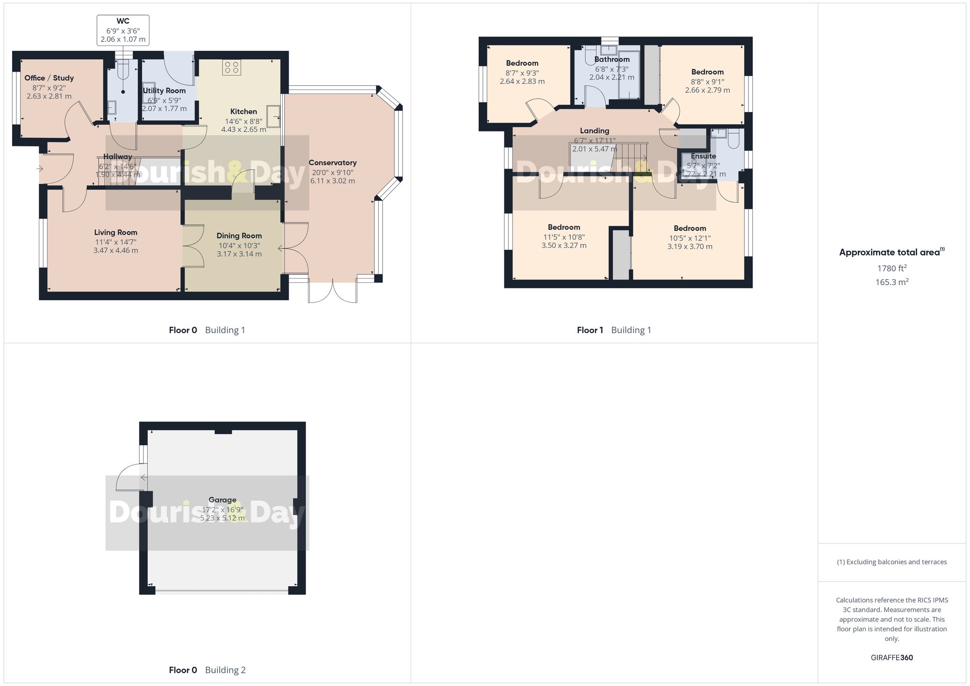 4 bed detached house for sale in Chenet Way, Cannock, WS11 - Property floorplan