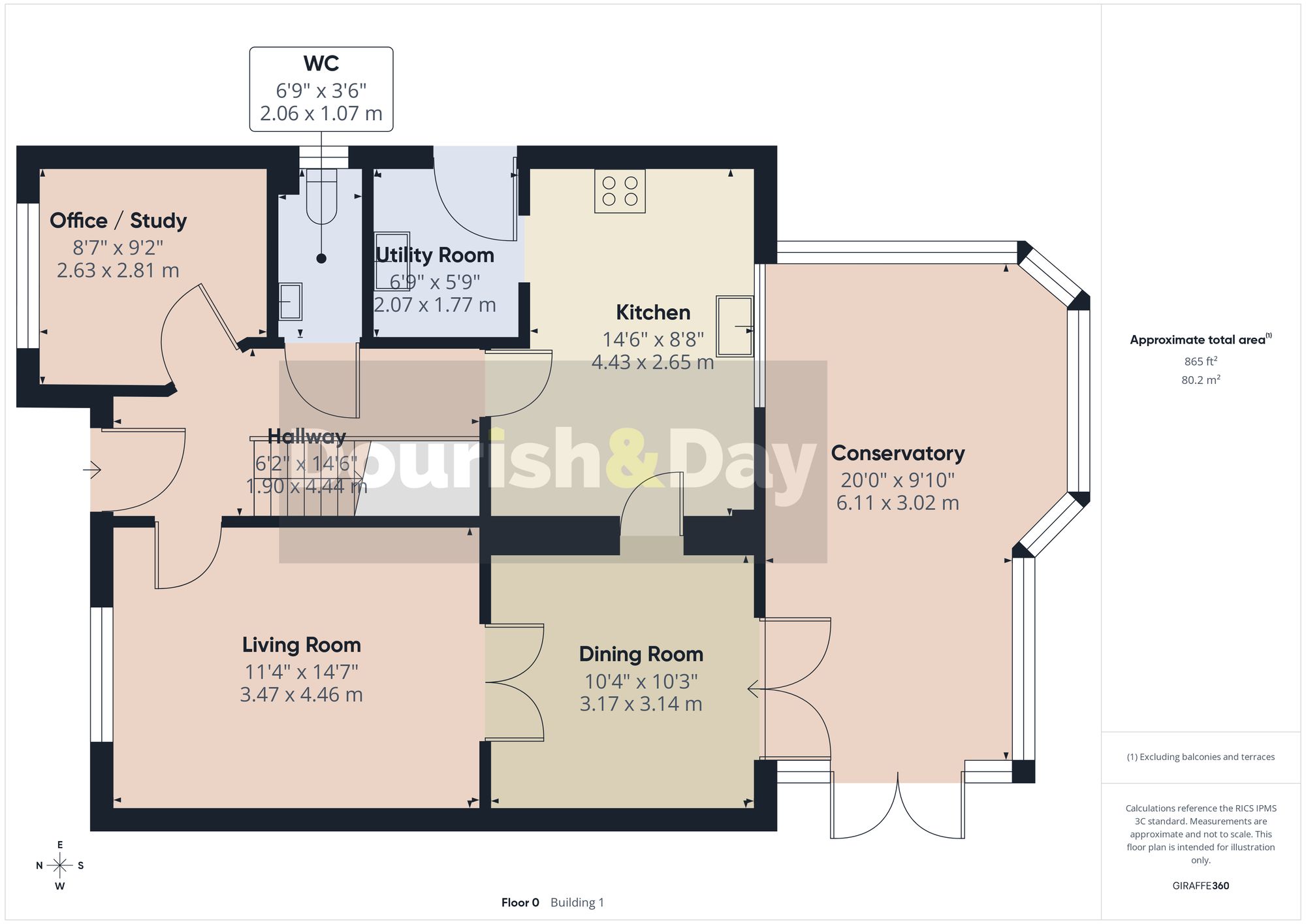 4 bed detached house for sale in Chenet Way, Cannock, WS11 - Property floorplan