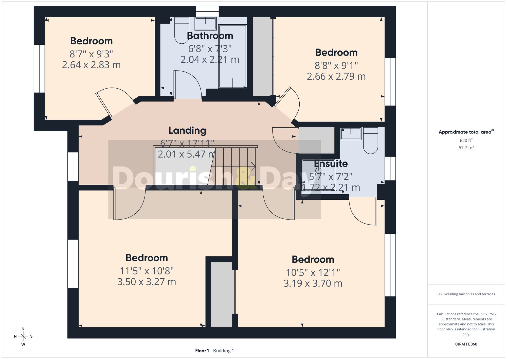 4 bed detached house for sale in Chenet Way, Cannock, WS11 - Property floorplan