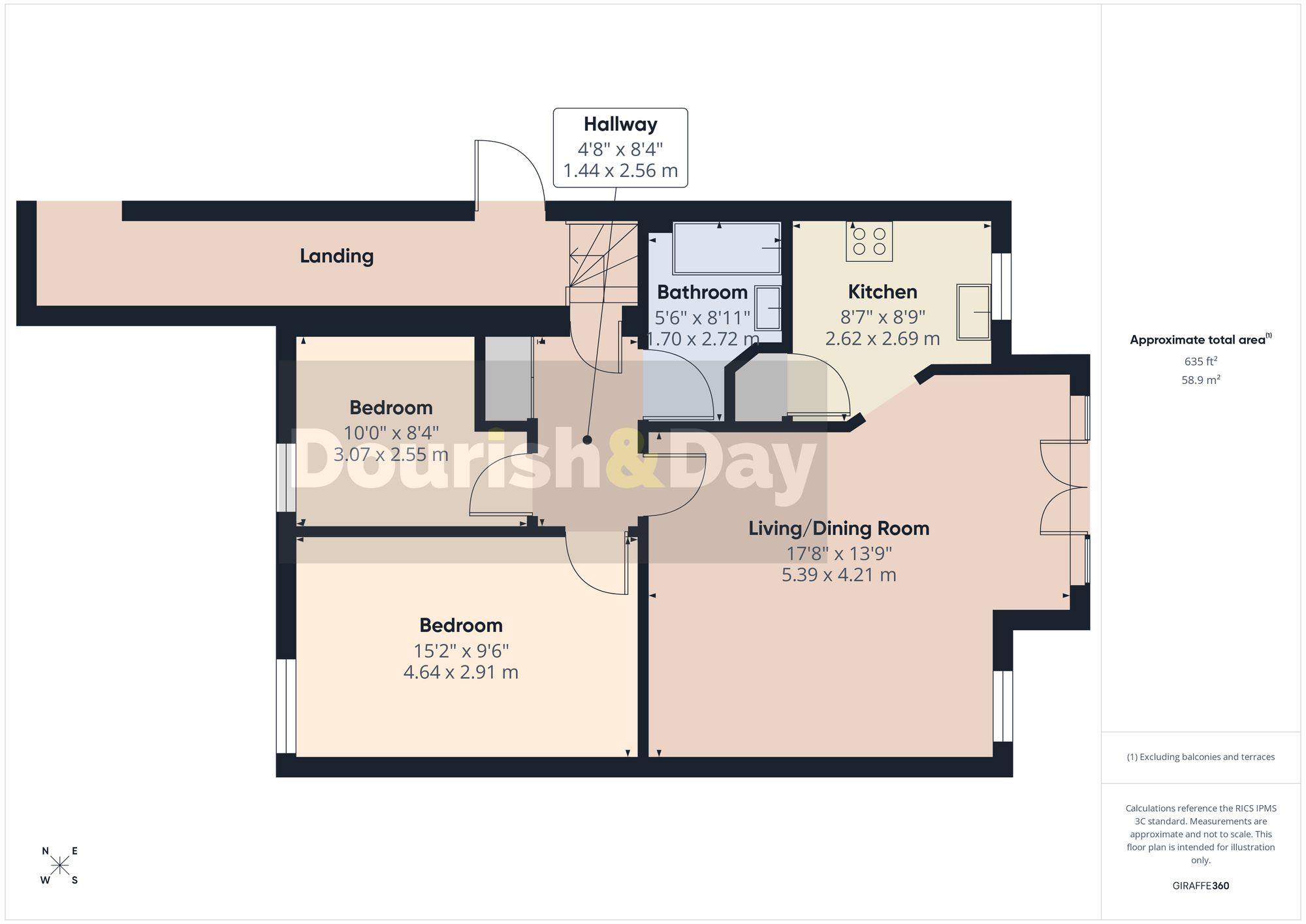 2 bed flat for sale in Deermoss Lane, Whitchurch, SY13 - Property floorplan