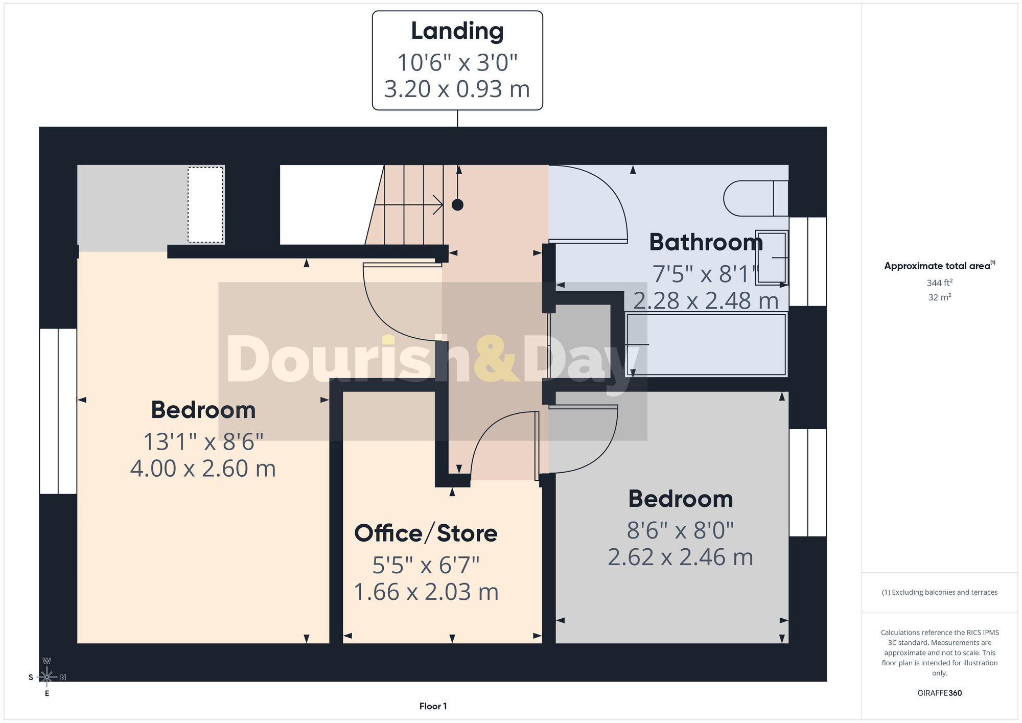 2 bed terraced house for sale in Mill Street, Prees, SY13 - Property floorplan