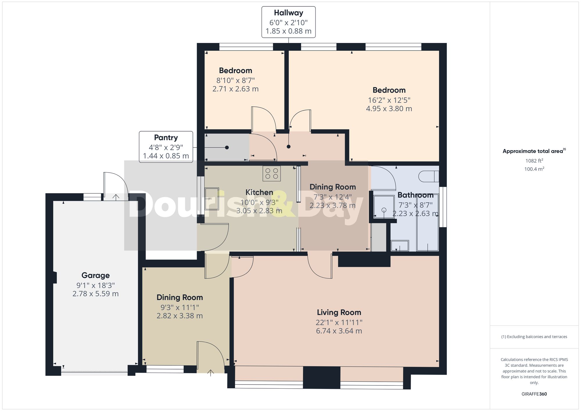 2 bed detached bungalow for sale in Puddle Hill, Hixon, Stafford, ST18 - Property floorplan