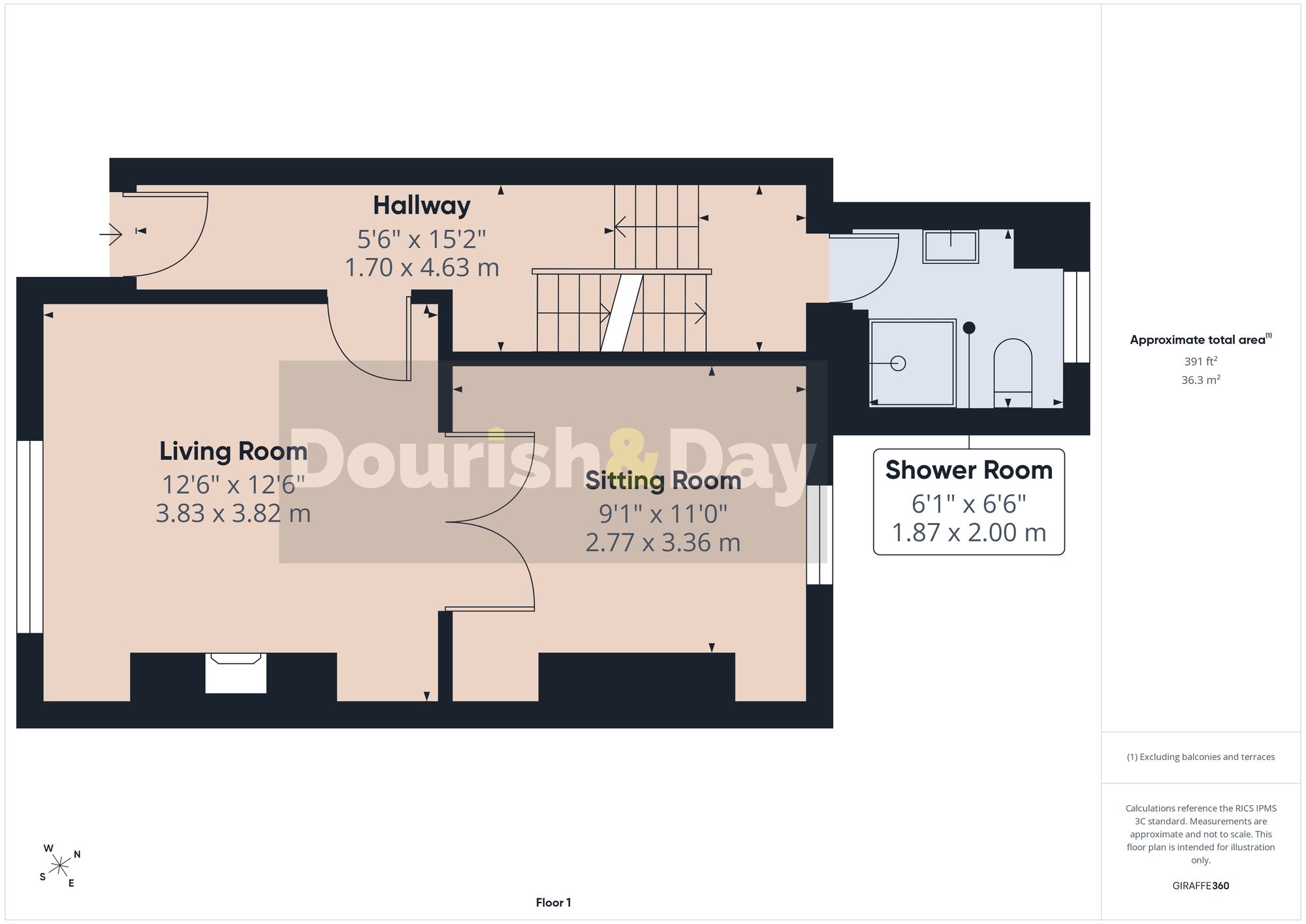 3 bed terraced house for sale in Lichfield Road, Stafford, ST17 - Property floorplan