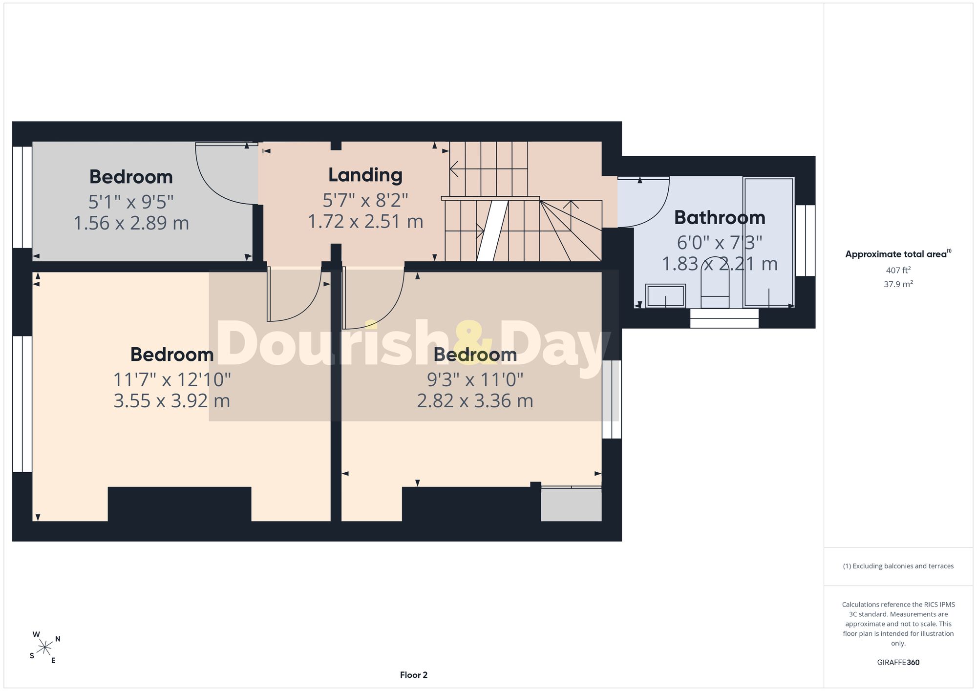 3 bed terraced house for sale in Lichfield Road, Stafford, ST17 - Property floorplan