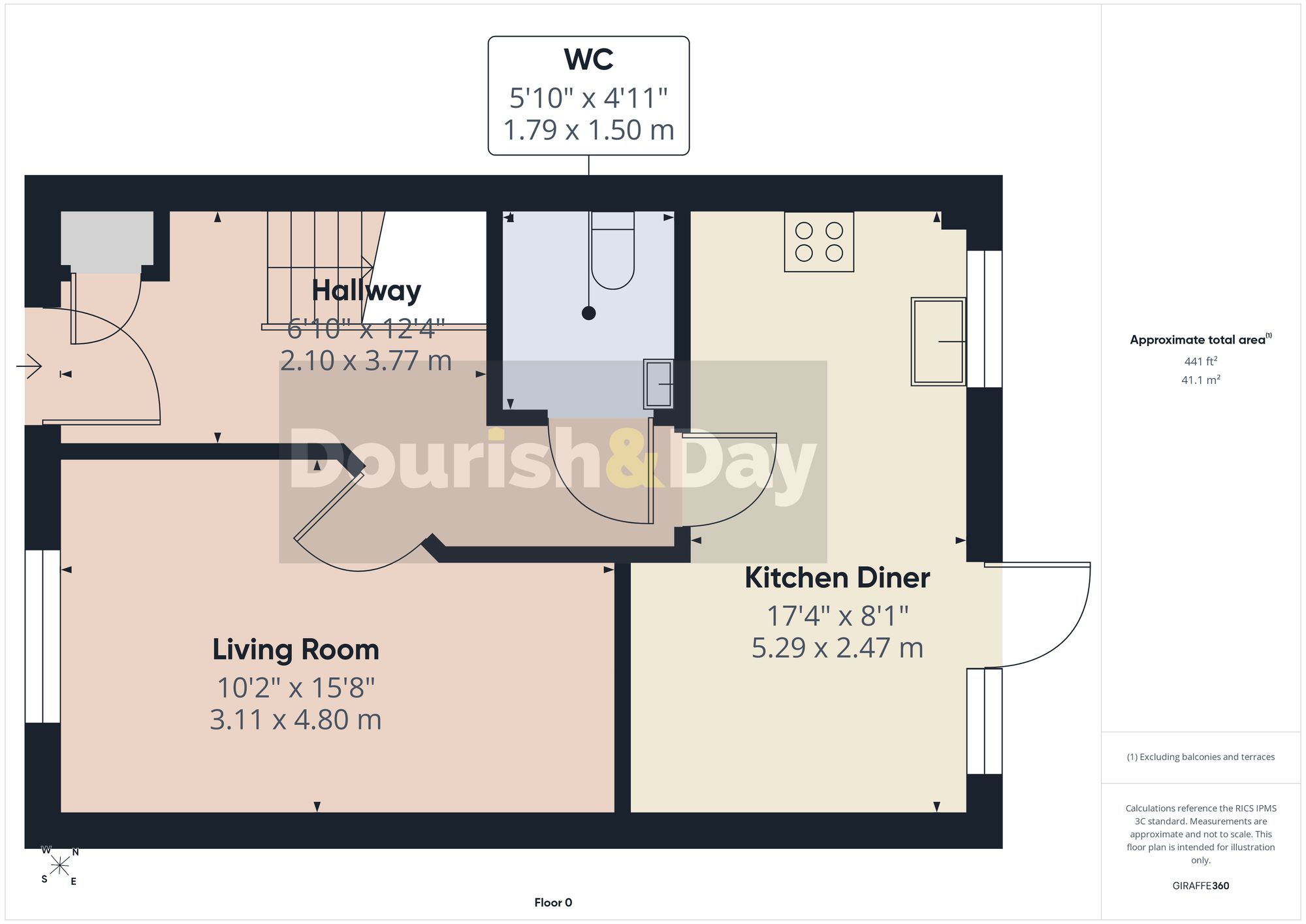 3 bed end of terrace house for sale in Osborne Park, Gnosall, ST20 - Property floorplan