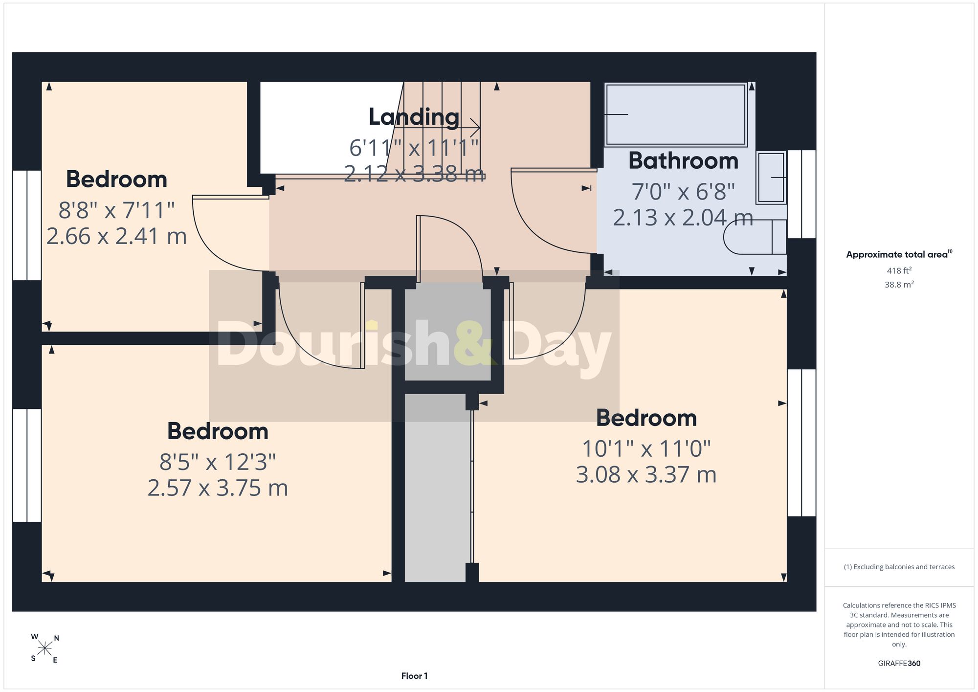3 bed end of terrace house for sale in Osborne Park, Gnosall, ST20 - Property floorplan