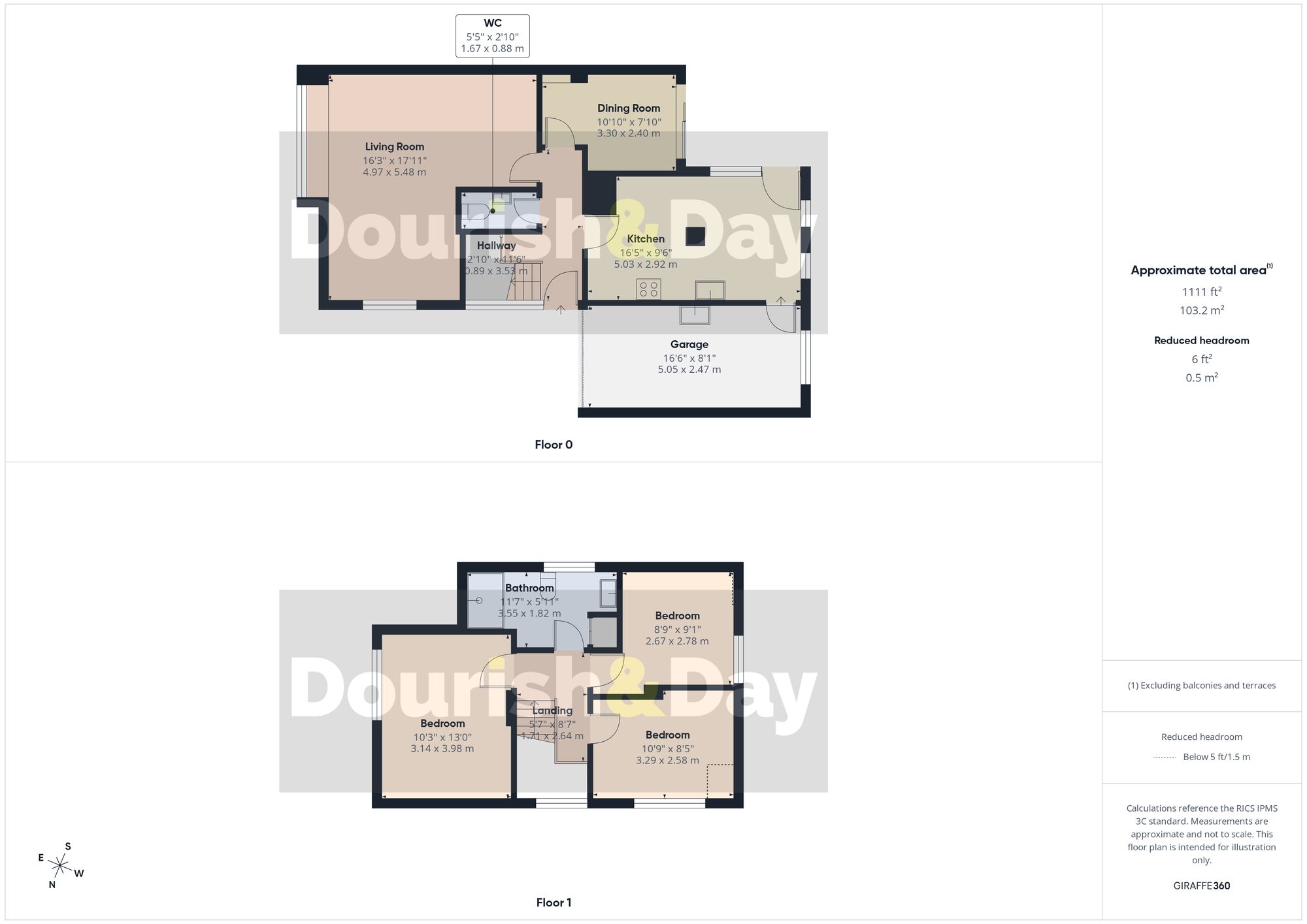 3 bed detached house for sale in Oakley Close, Penkridge, ST19 - Property floorplan