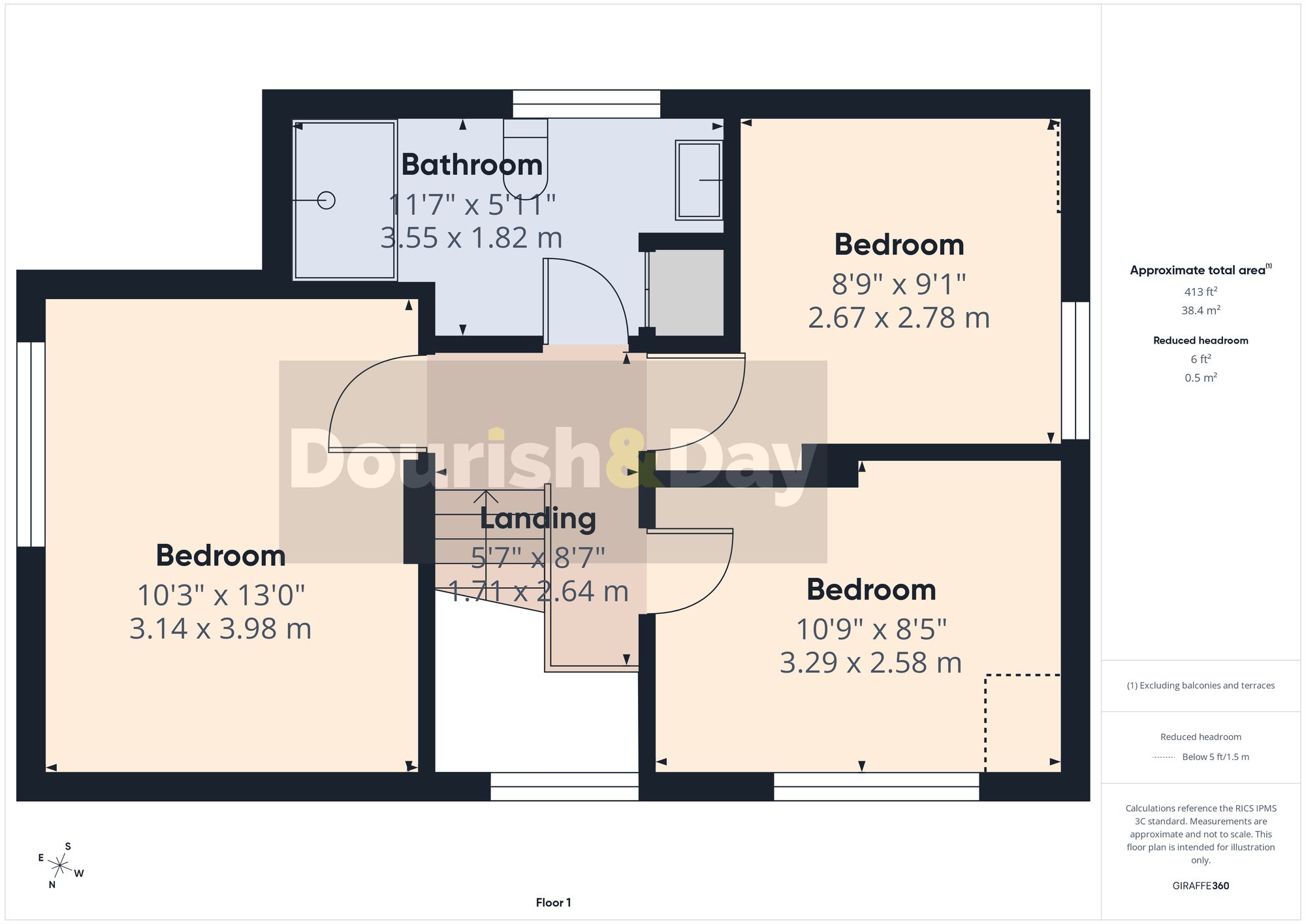 3 bed detached house for sale in Oakley Close, Penkridge, ST19 - Property floorplan
