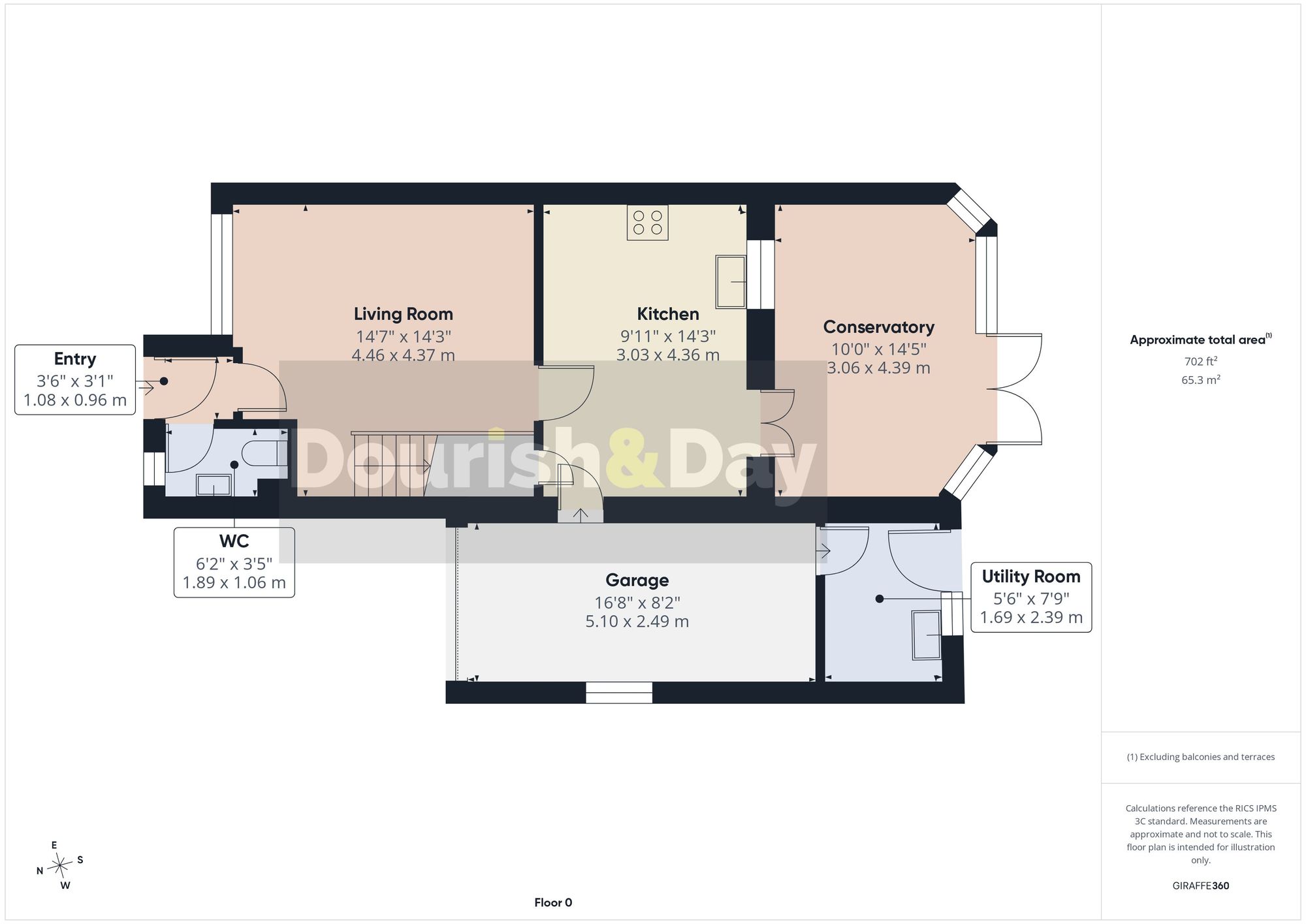 3 bed detached house for sale in Furlong Close, Weston, ST18 - Property floorplan
