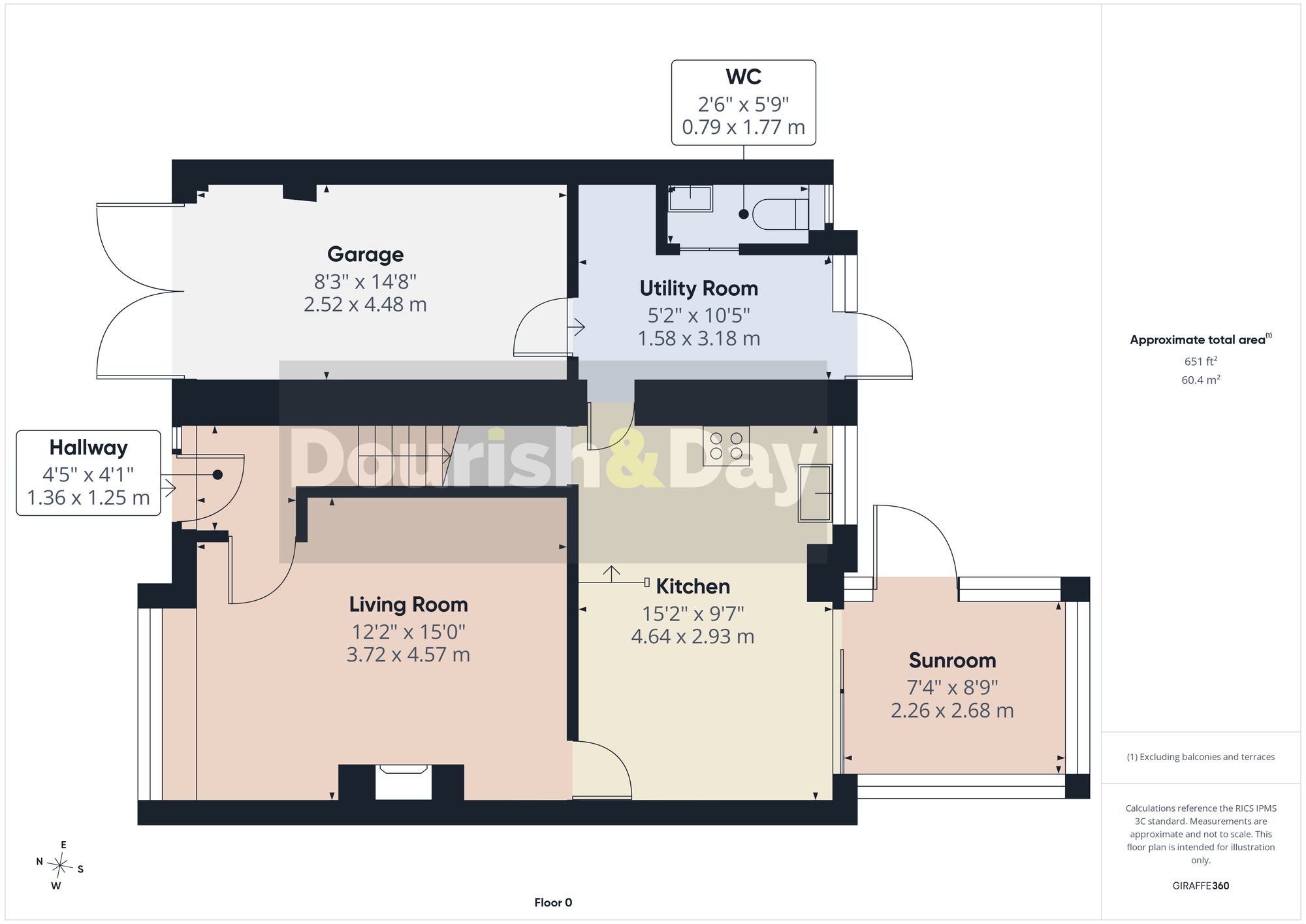 3 bed link detached house for sale in Beton Way, Stafford, ST16 - Property floorplan