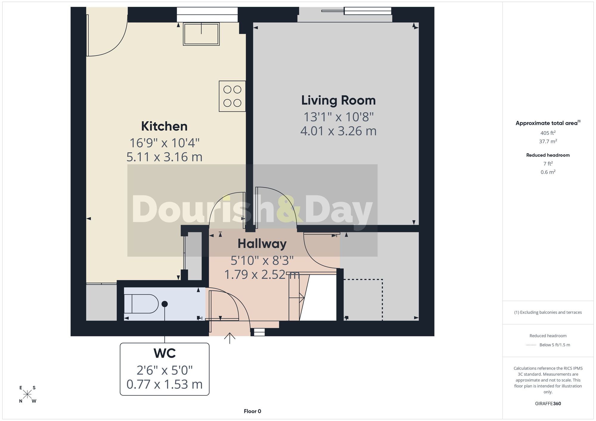 3 bed mid-terraced house for sale in Shaw Gardens, Stafford, ST17 - Property floorplan