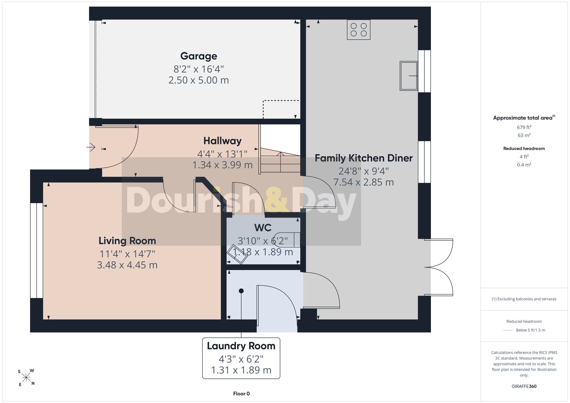 4 bed detached house for sale in Hughes Lane, Malpas, SY14 - Property floorplan